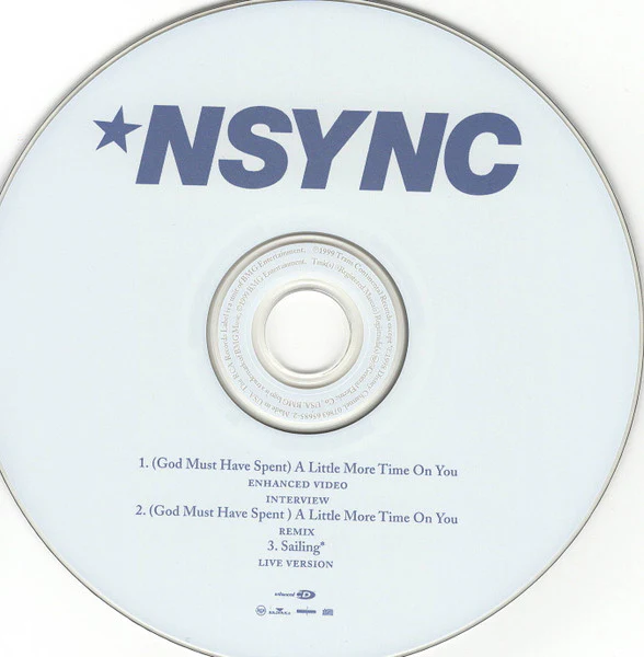 *NSYNC - (God Must Have Spent) A Little More Time On You (CD, Maxi, Enh, Ltd) (Very Good Plus (VG+)) - Image 2