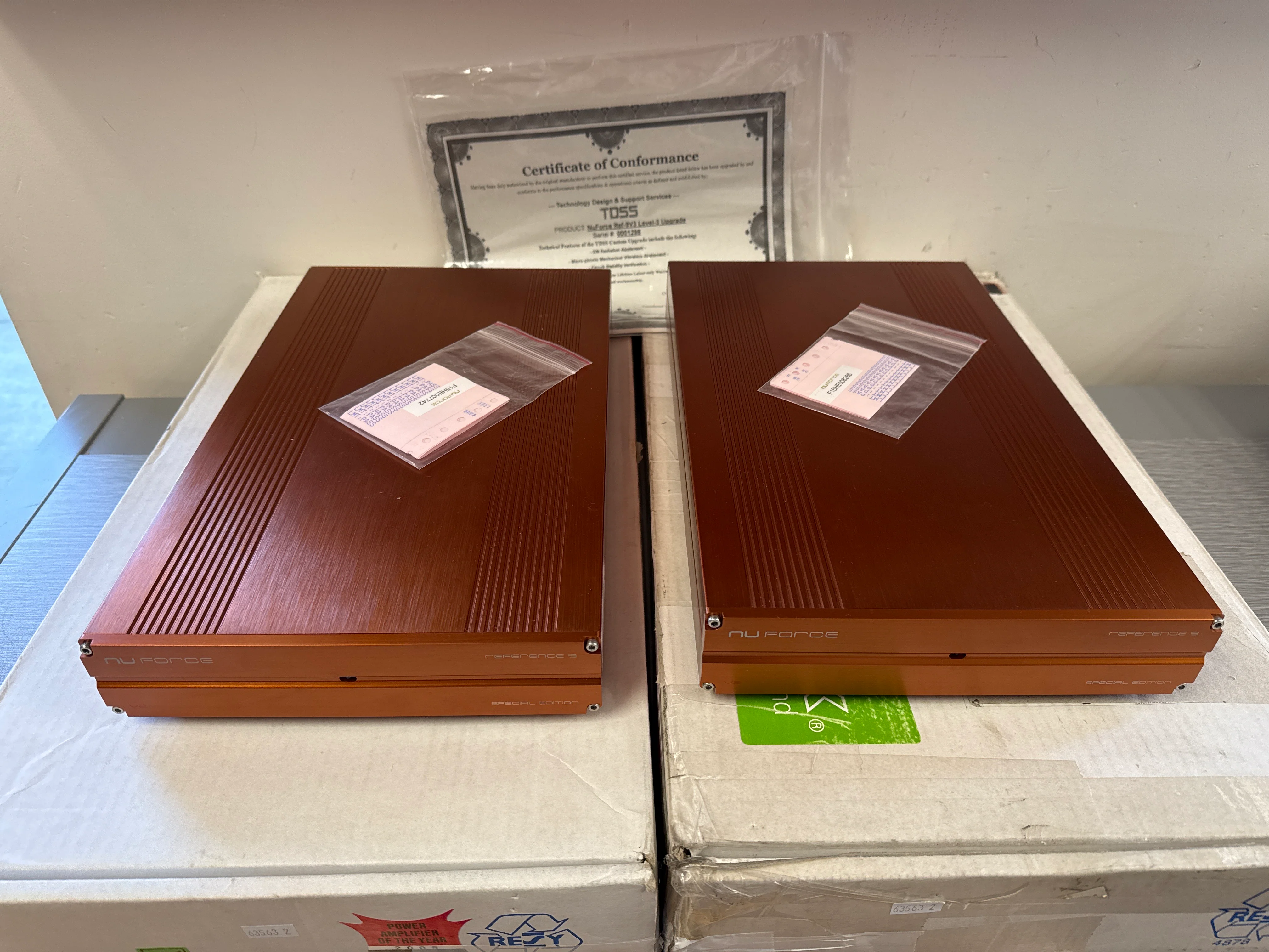 NuForce Reference 9 V2 upgraded tp V3 Mono Power Amplifier * Set of Two