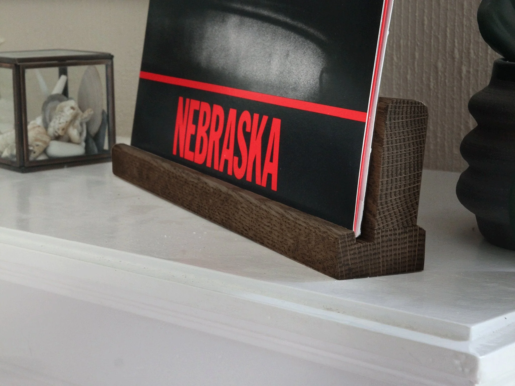 Oak Vinyl Record Display - Image 5