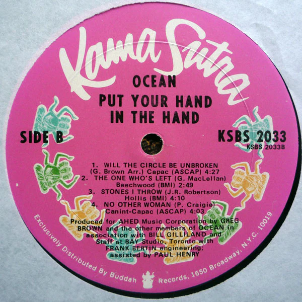 Ocean - Put Your Hand In The Hand (LP, Album) (Very Good (VG)) - Image 4