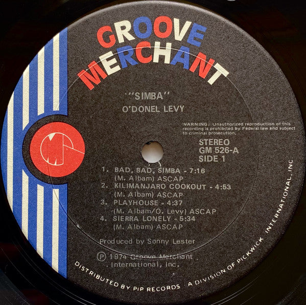 O'Donel Levy - Simba (LP, Album) (Very Good Plus (VG+)) - Image 3