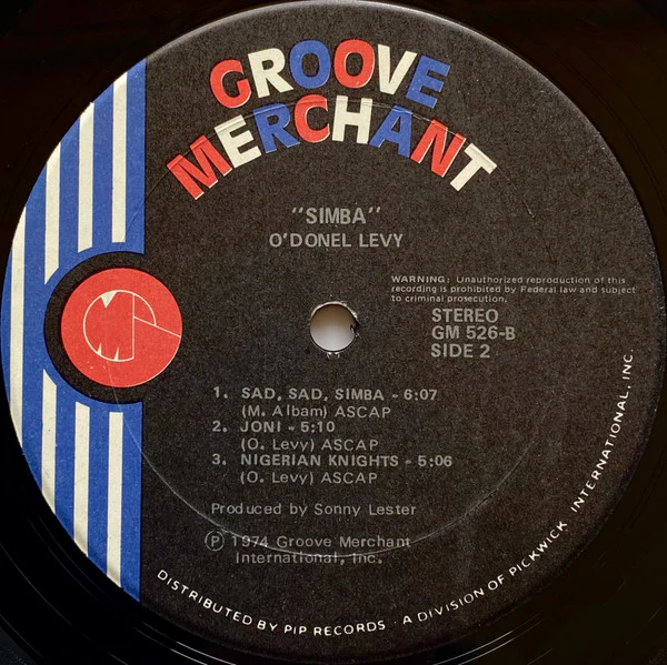 O'Donel Levy - Simba (LP, Album) (Very Good Plus (VG+)) - Image 4
