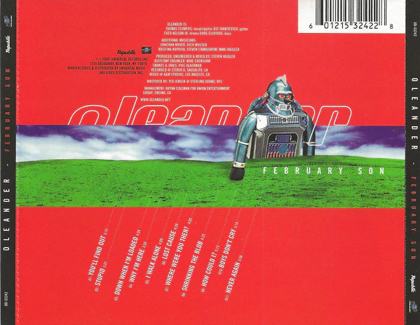 Oleander - February Son (CD, Album) (Very Good Plus (VG+)) - Image 3