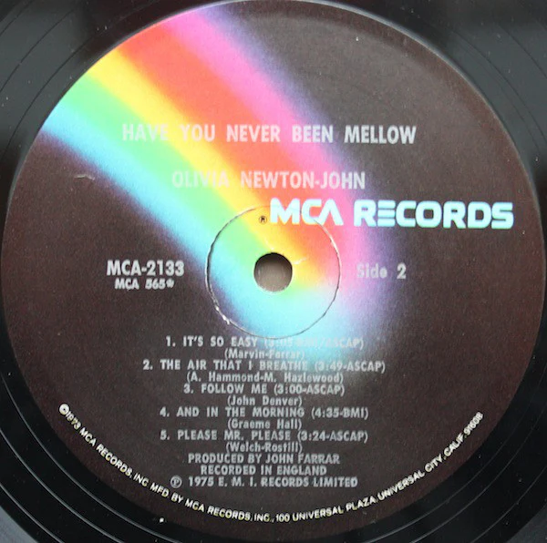 Olivia Newton-John - Have You Never Been Mellow (LP, Album, Glo) (Very Good (VG)) - Image 4