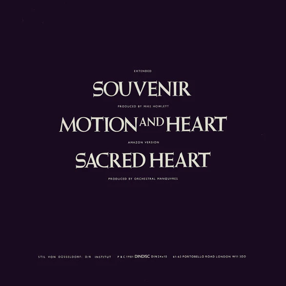 Orchestral Manoeuvres In The Dark - Souvenir (Extended) (10") (Near Mint (NM or M-)) - Image 2
