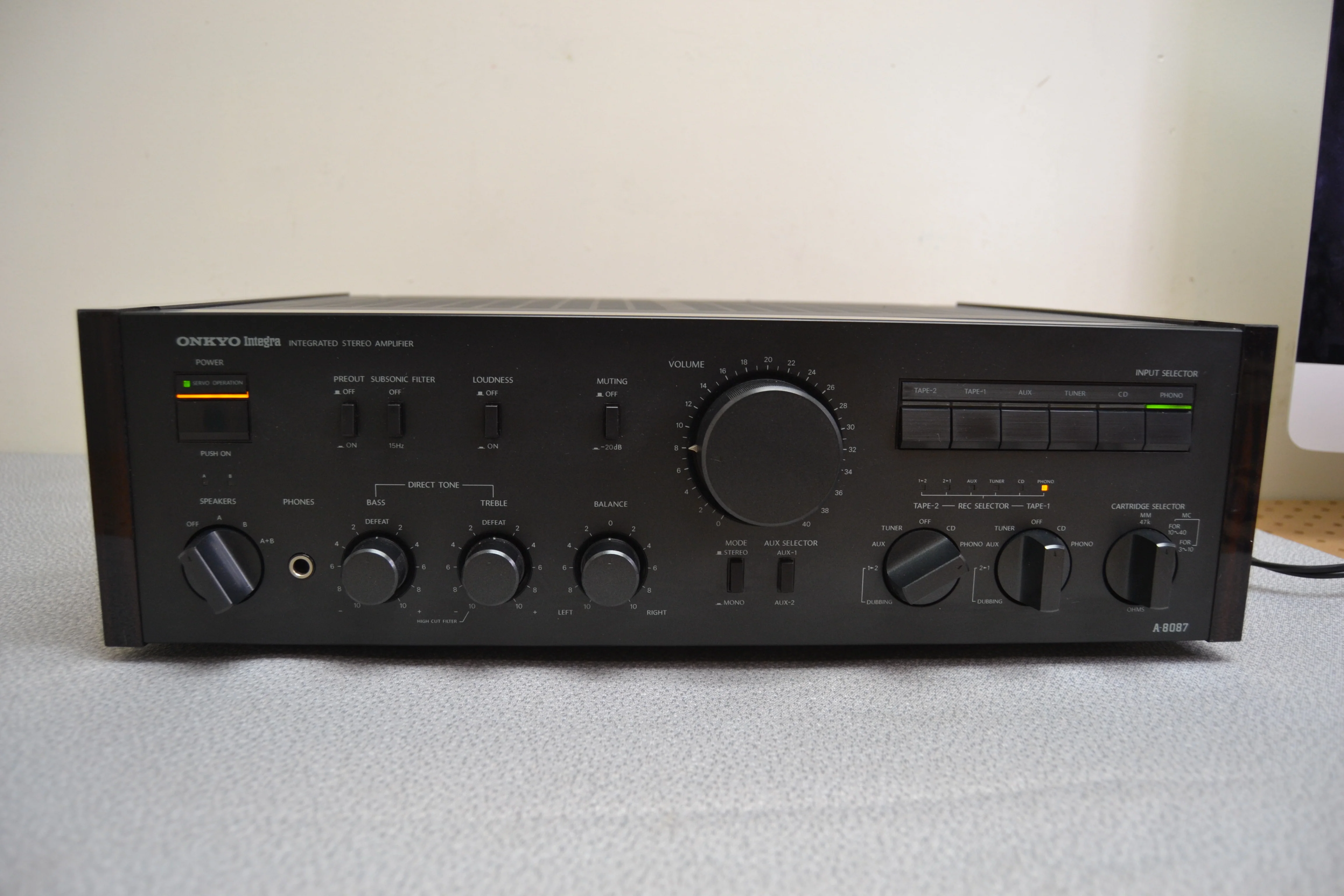 Onkyo A-8087 Integrated Stereo Amplifier * 100W RMS * 1985 - Image 2
