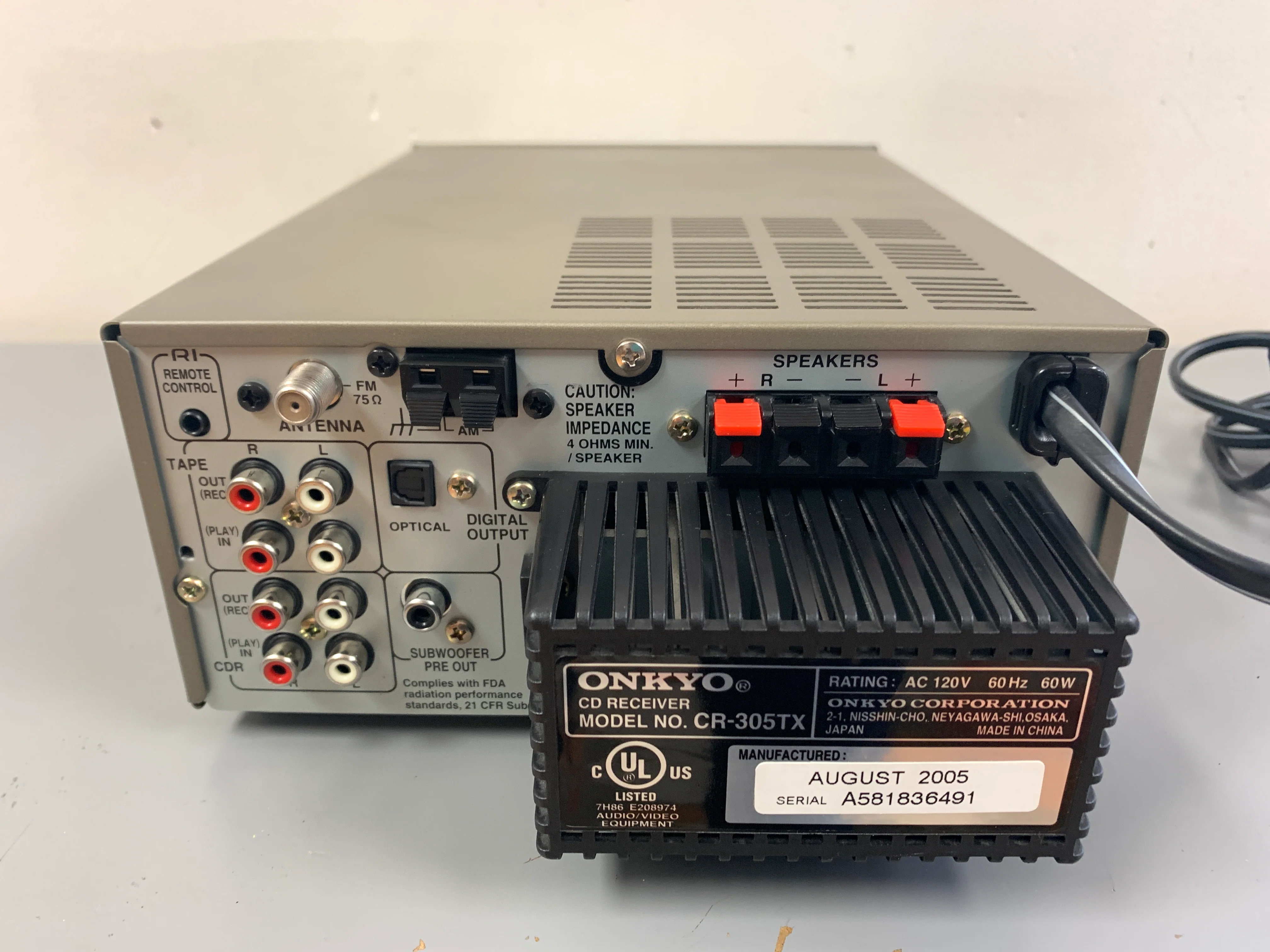 Onkyo CR-305TX MIDI Size Stereo Receiver and CD Player - Image 7