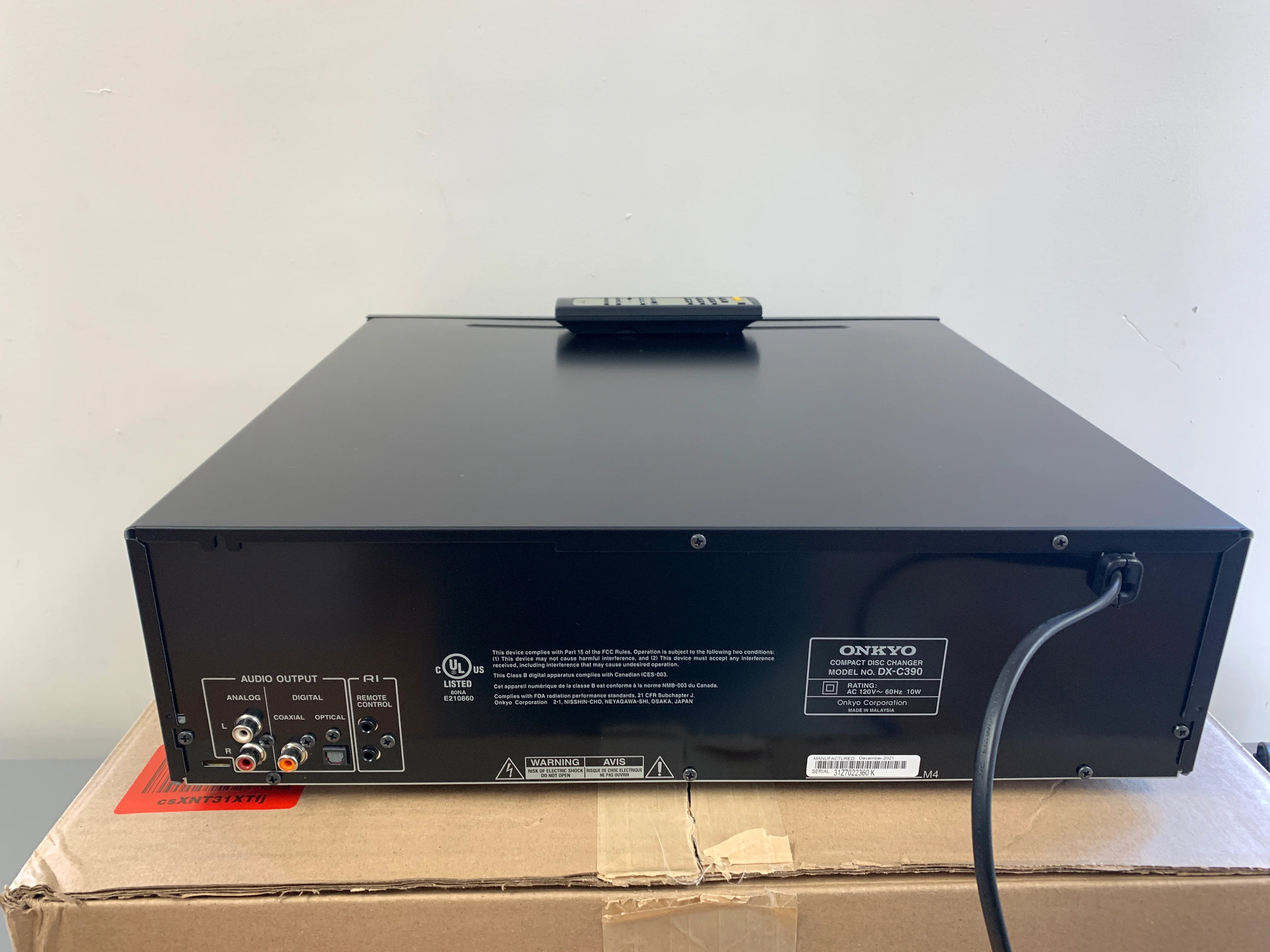 Onkyo DX-390 CD Carousel 6 Discs * Remote * Box - Image 11