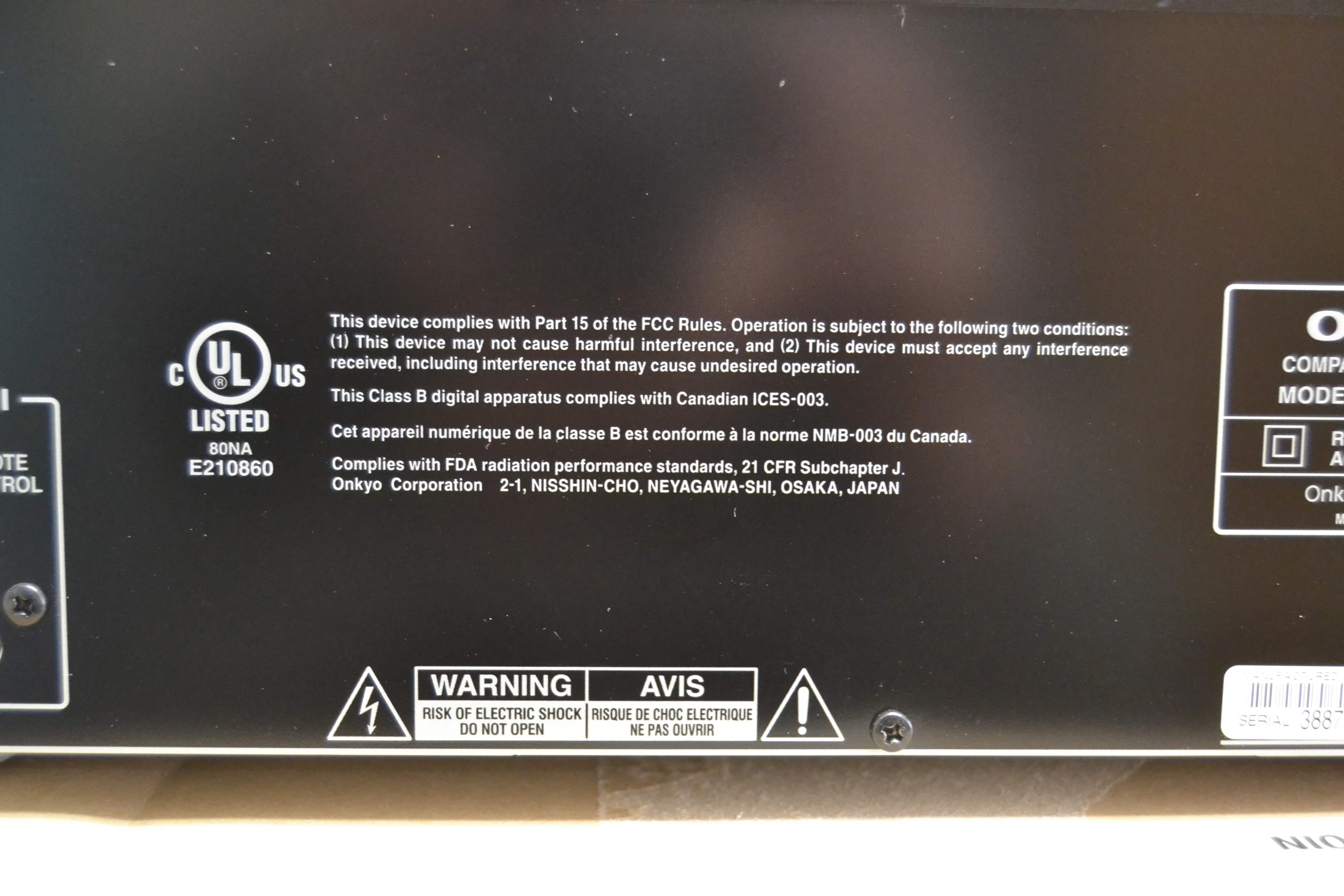 Onkyo DX-C390 Six Disc CD Changer * Box * Remote * Manual - Image 11