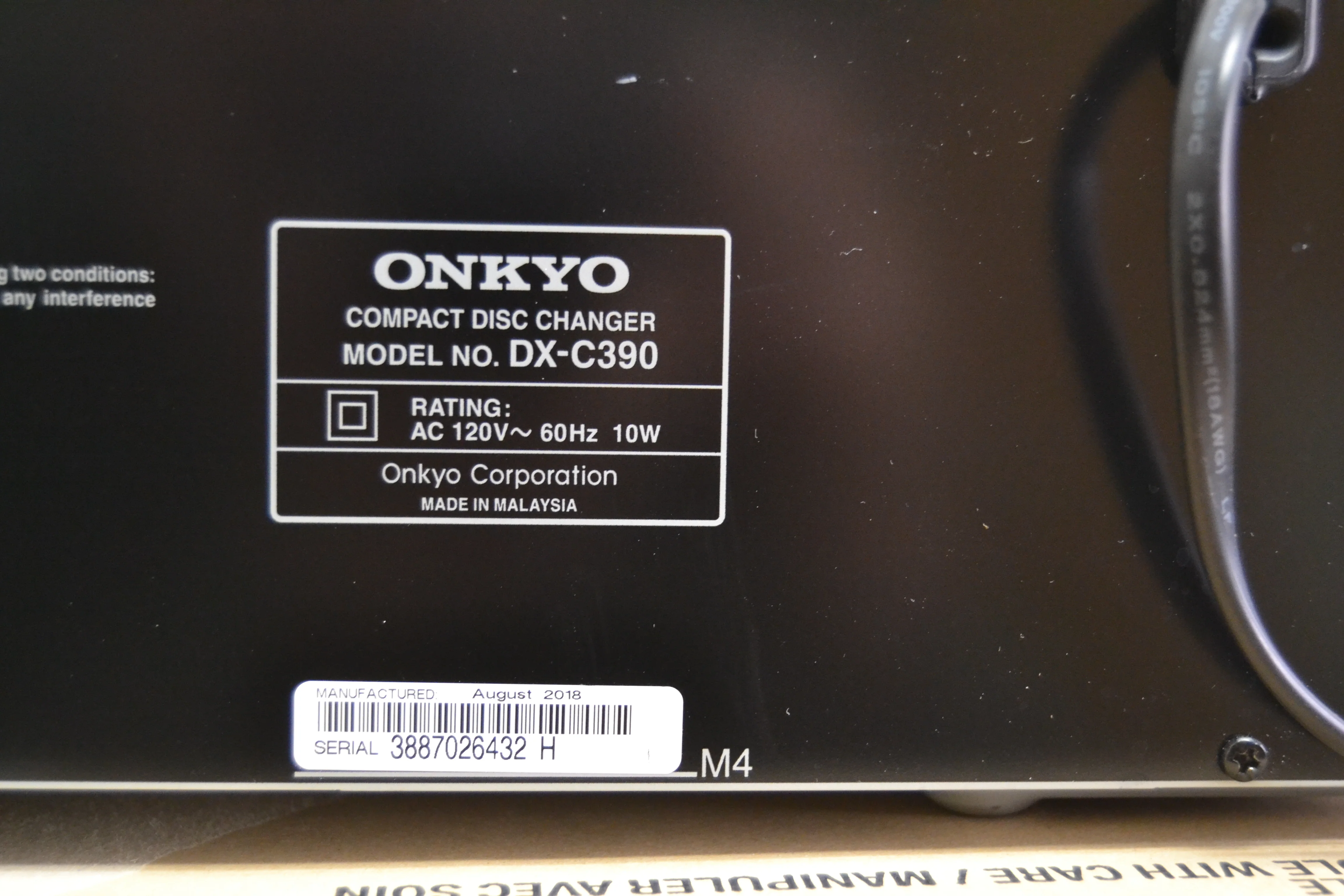 Onkyo DX-C390 Six Disc CD Changer * Box * Remote * Manual - Image 12