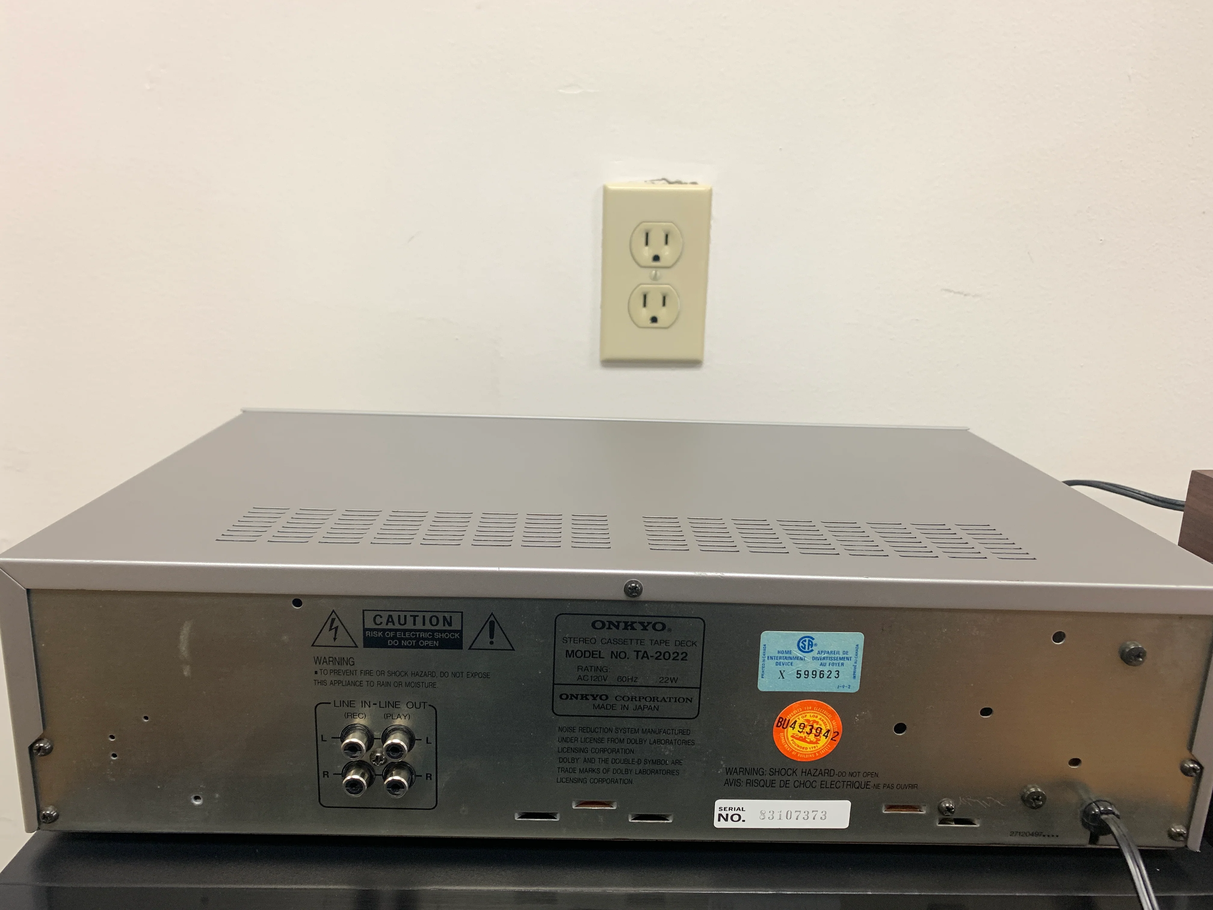 Onkyo TA-2022 Cassette Deck Recorder - Image 8