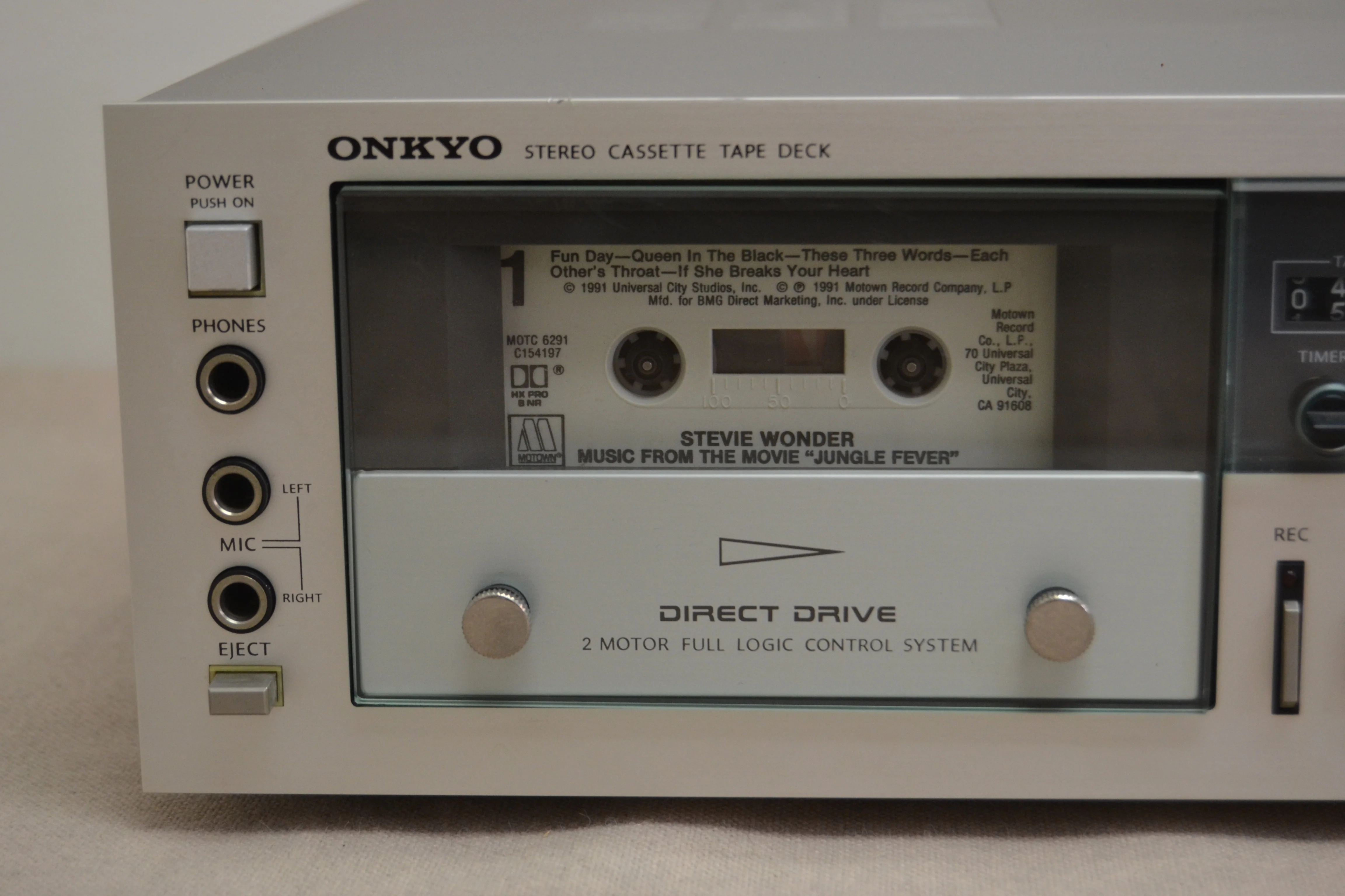 Onkyo TA-2050 Single Cassette Deck * Fully Serviced * New Belts - Image 2