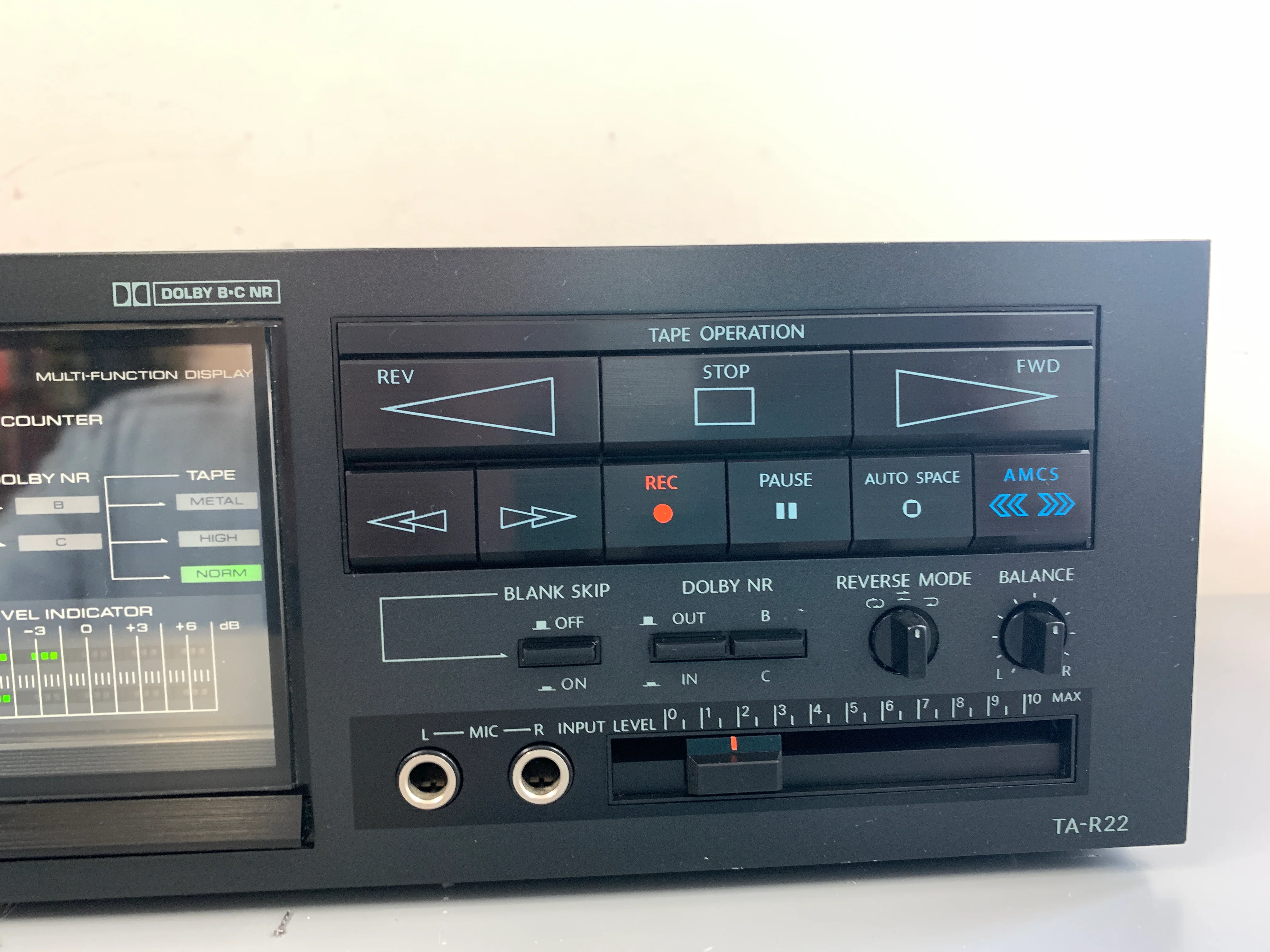 Onkyo TA-R22 Single Cassette Deck - Image 5