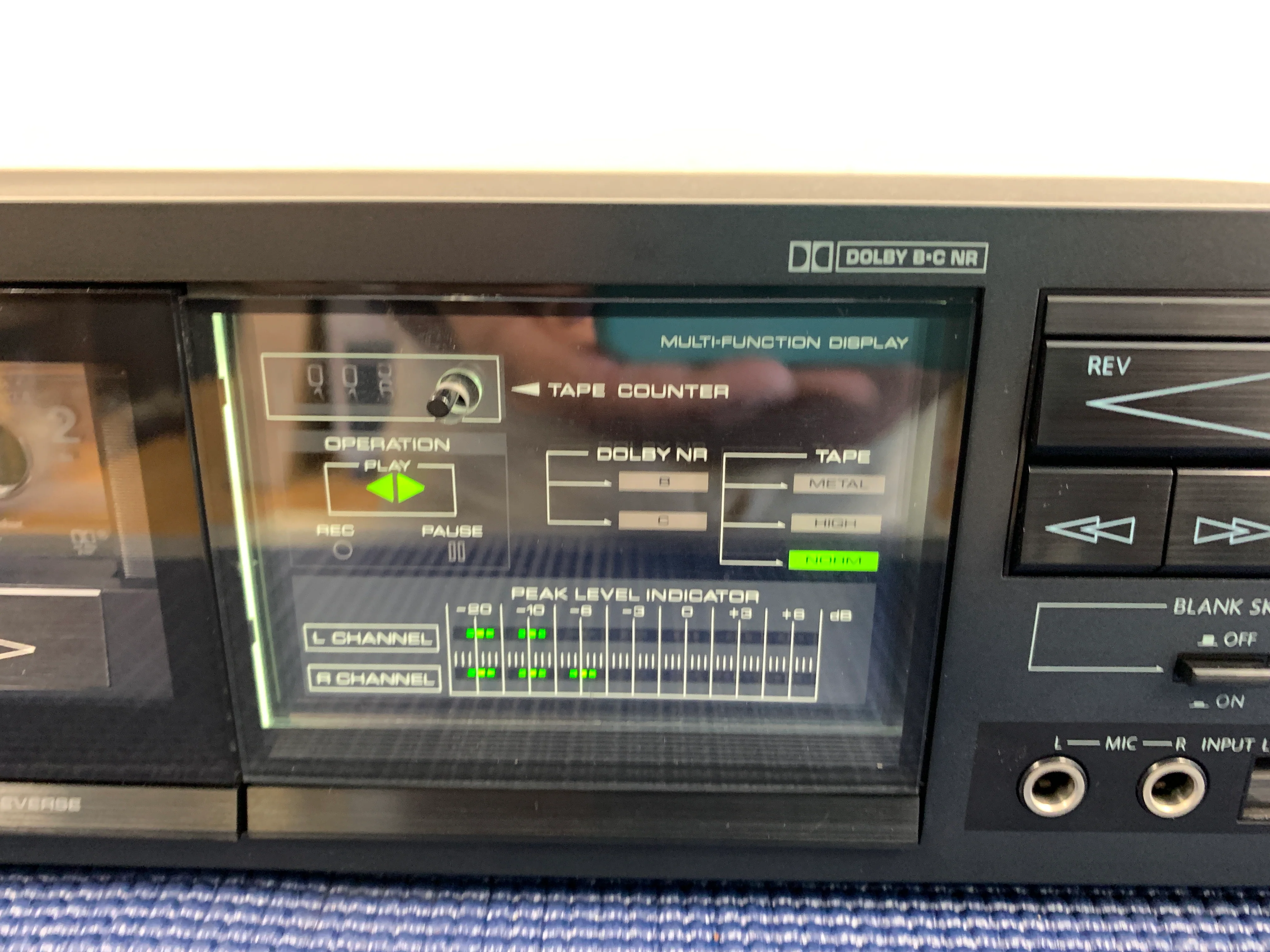 Onkyo TA-R22 Single Cassette Deck with Auto-Reverse * Serviced * New Belts - Image 4
