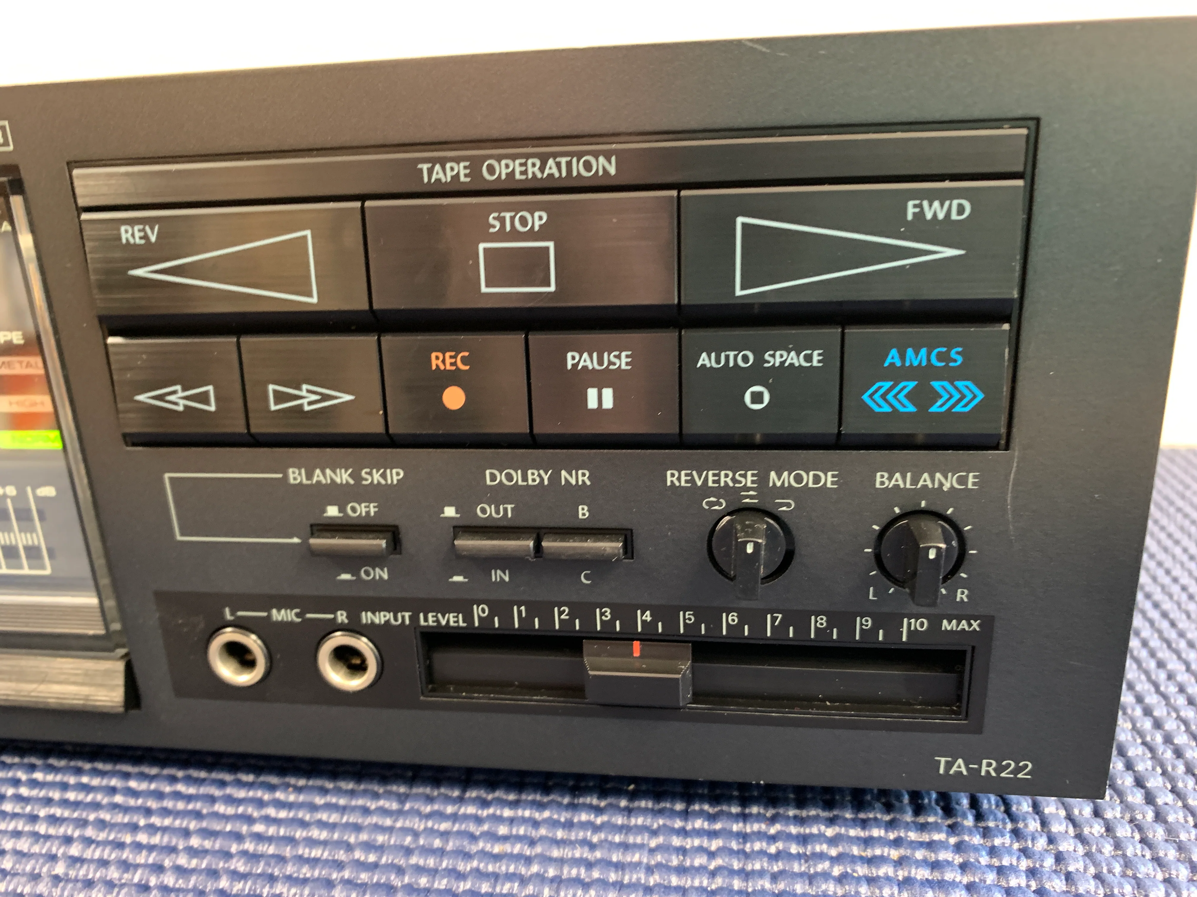 Onkyo TA-R22 Single Cassette Deck with Auto-Reverse * Serviced * New Belts - Image 7