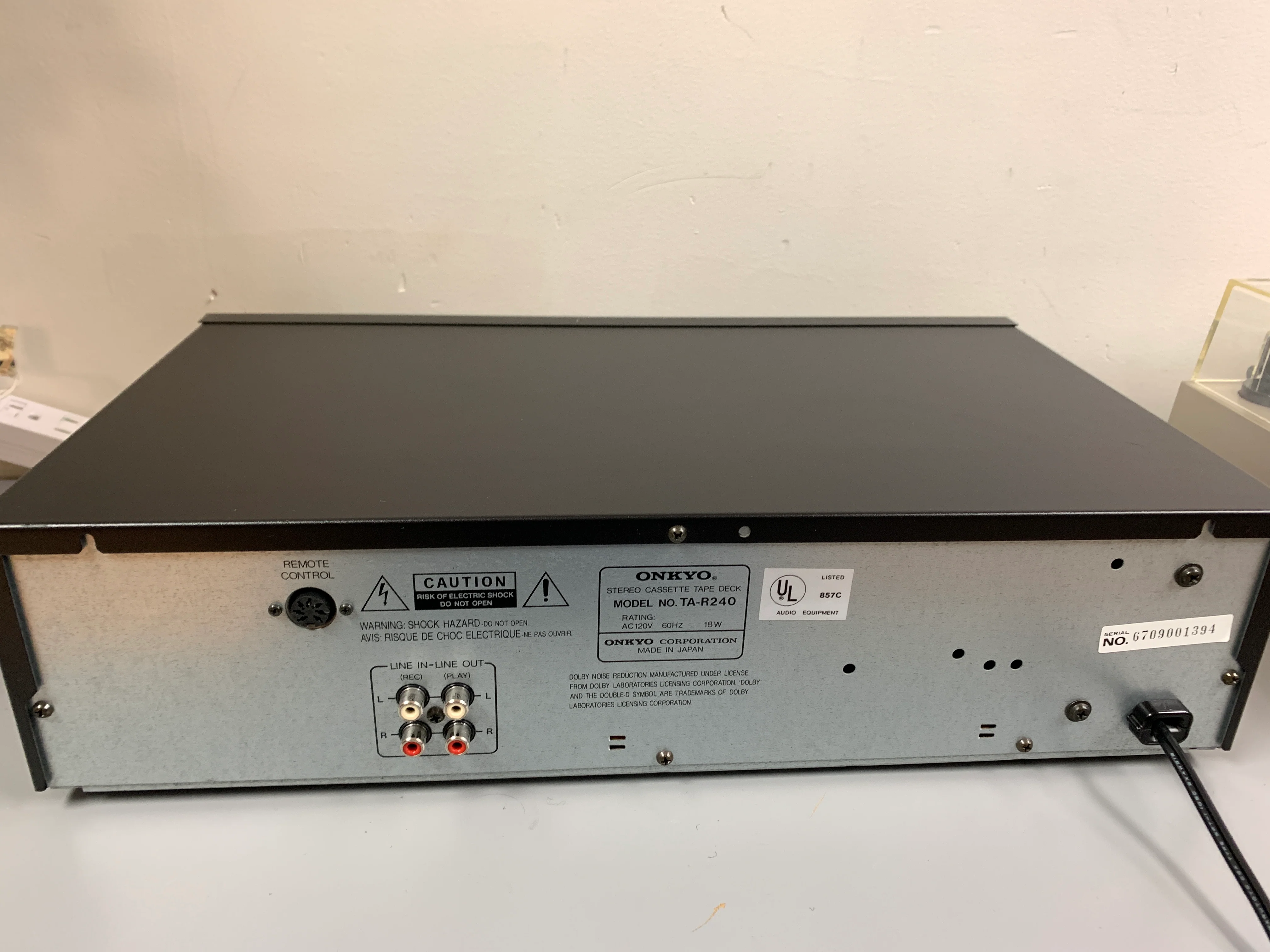 Onkyo TA-R240 Cassette Deck - Image 8