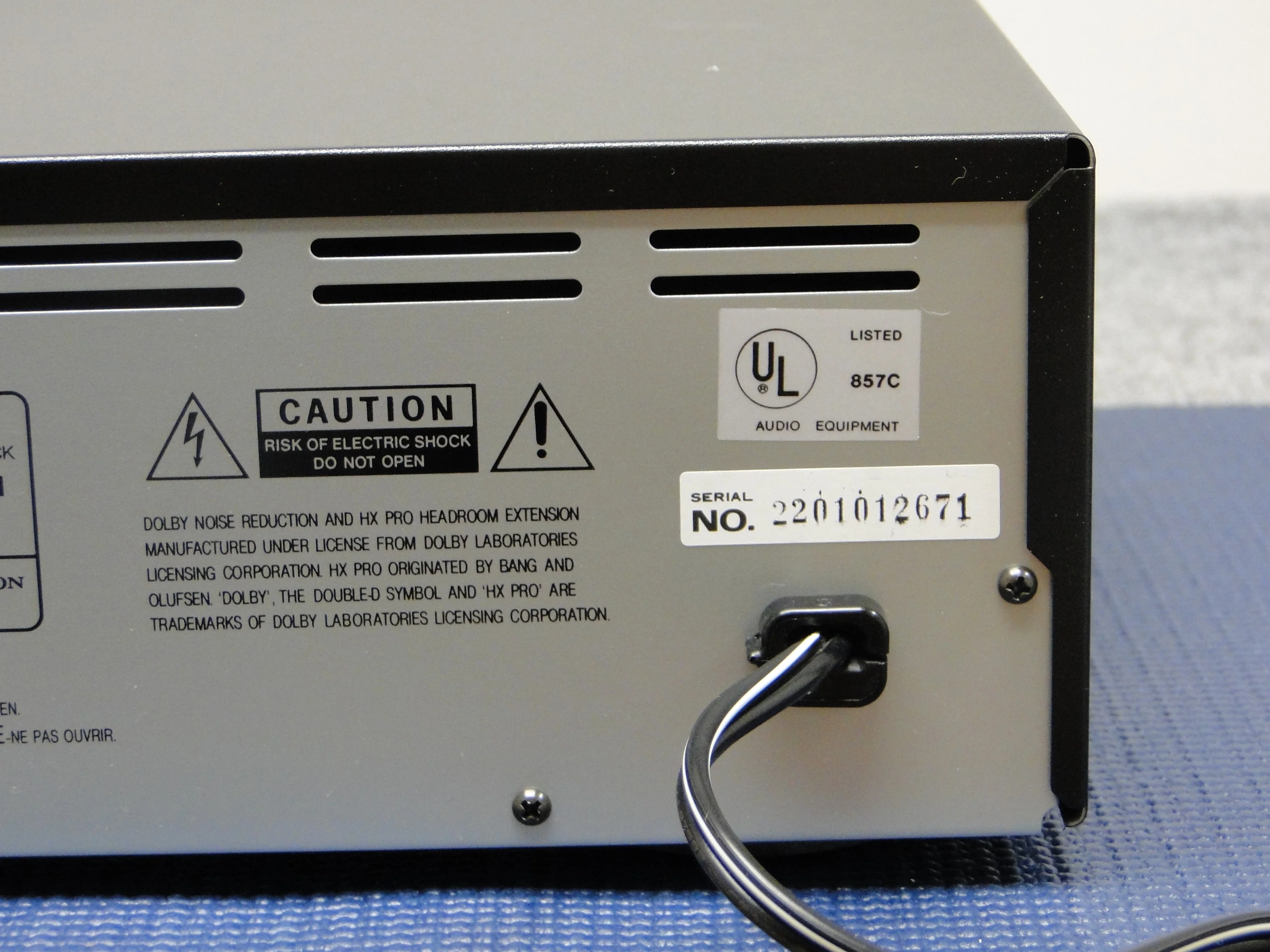 Onkyo TA-R301 Single Cassette Deck - Image 16