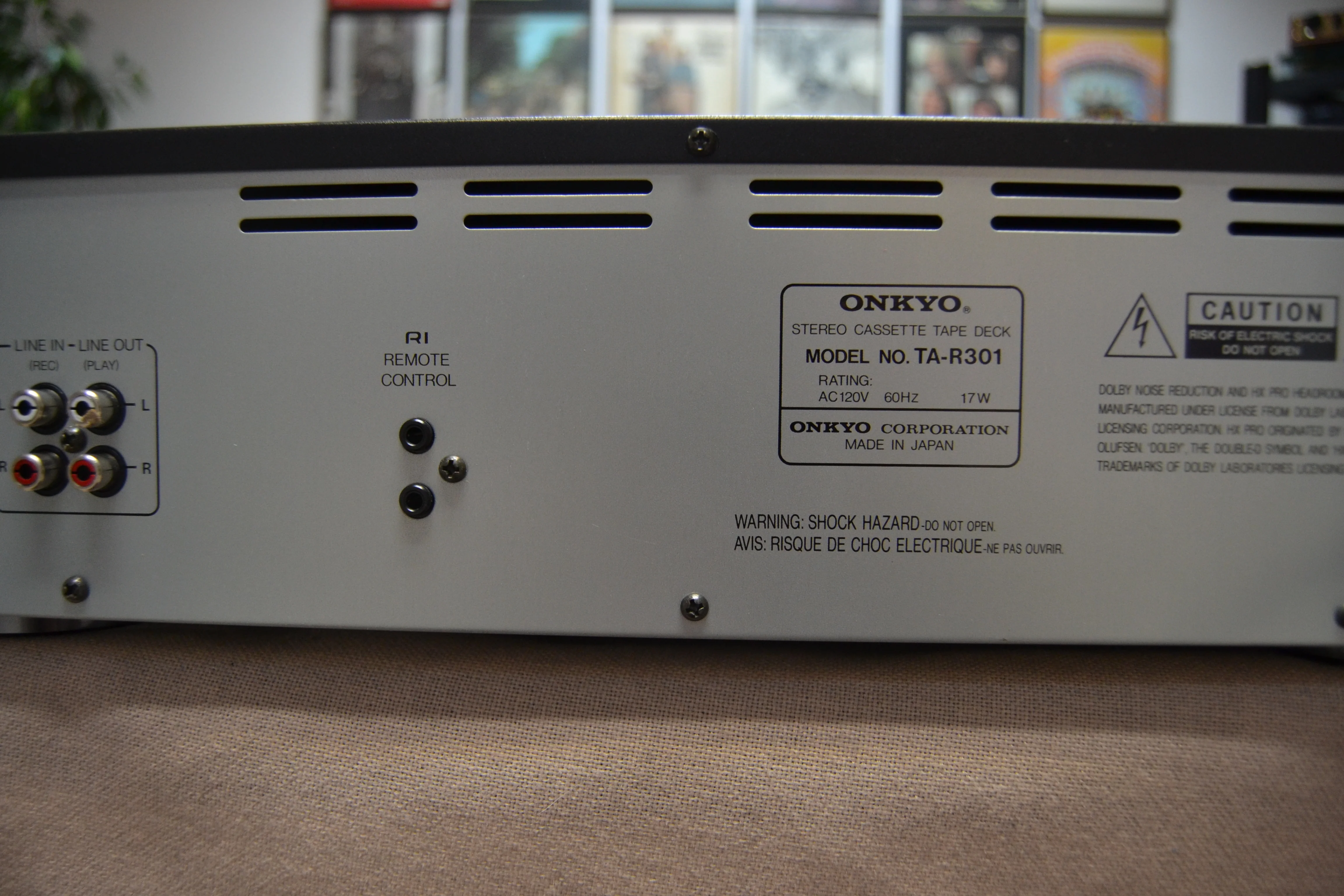 Onkyo TA-R301 Single Cassette Deck * Fully Serviced * New Belts - Image 11