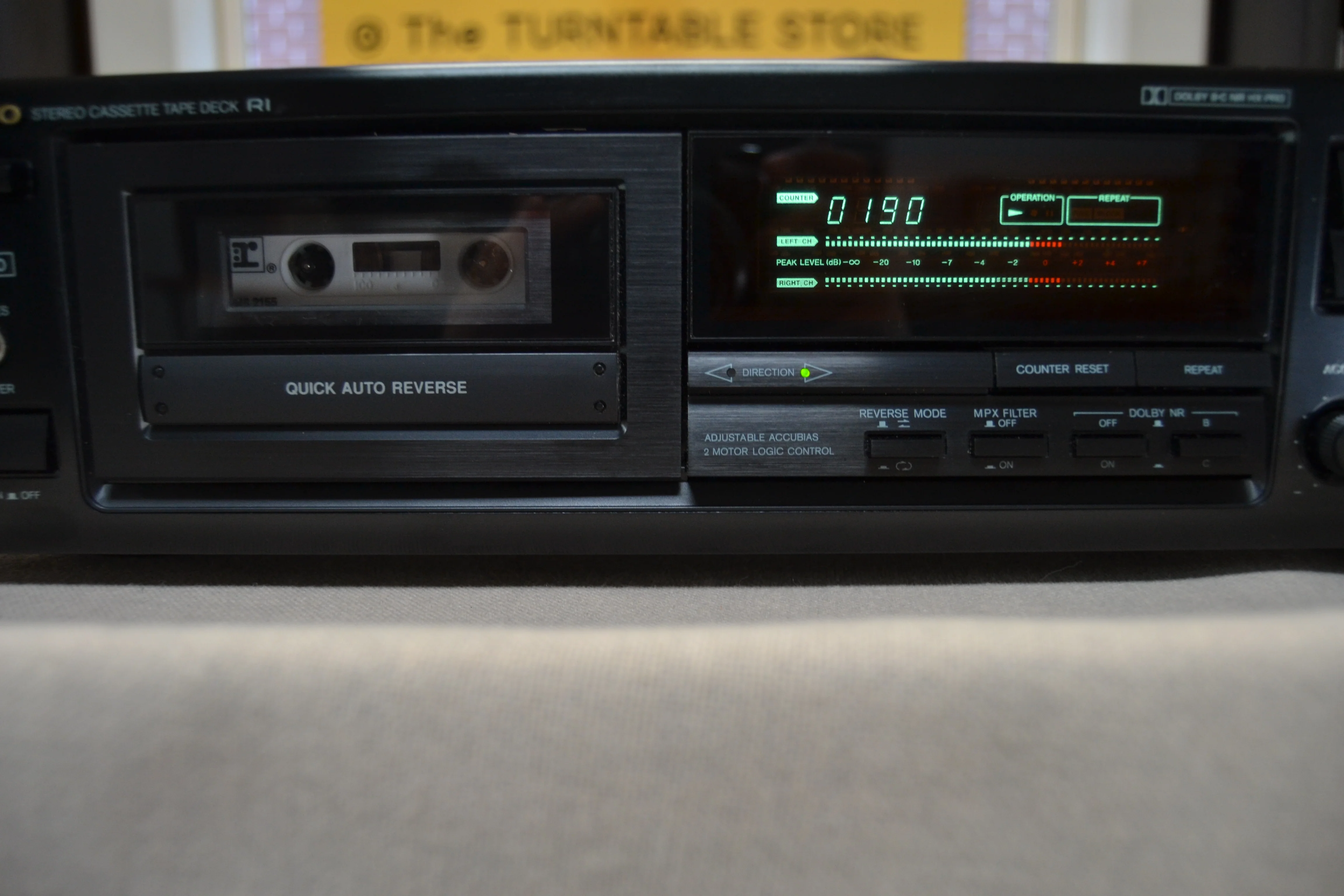 Onkyo TA-R301 Single Cassette Deck * Fully Serviced * New Belts - Image 3