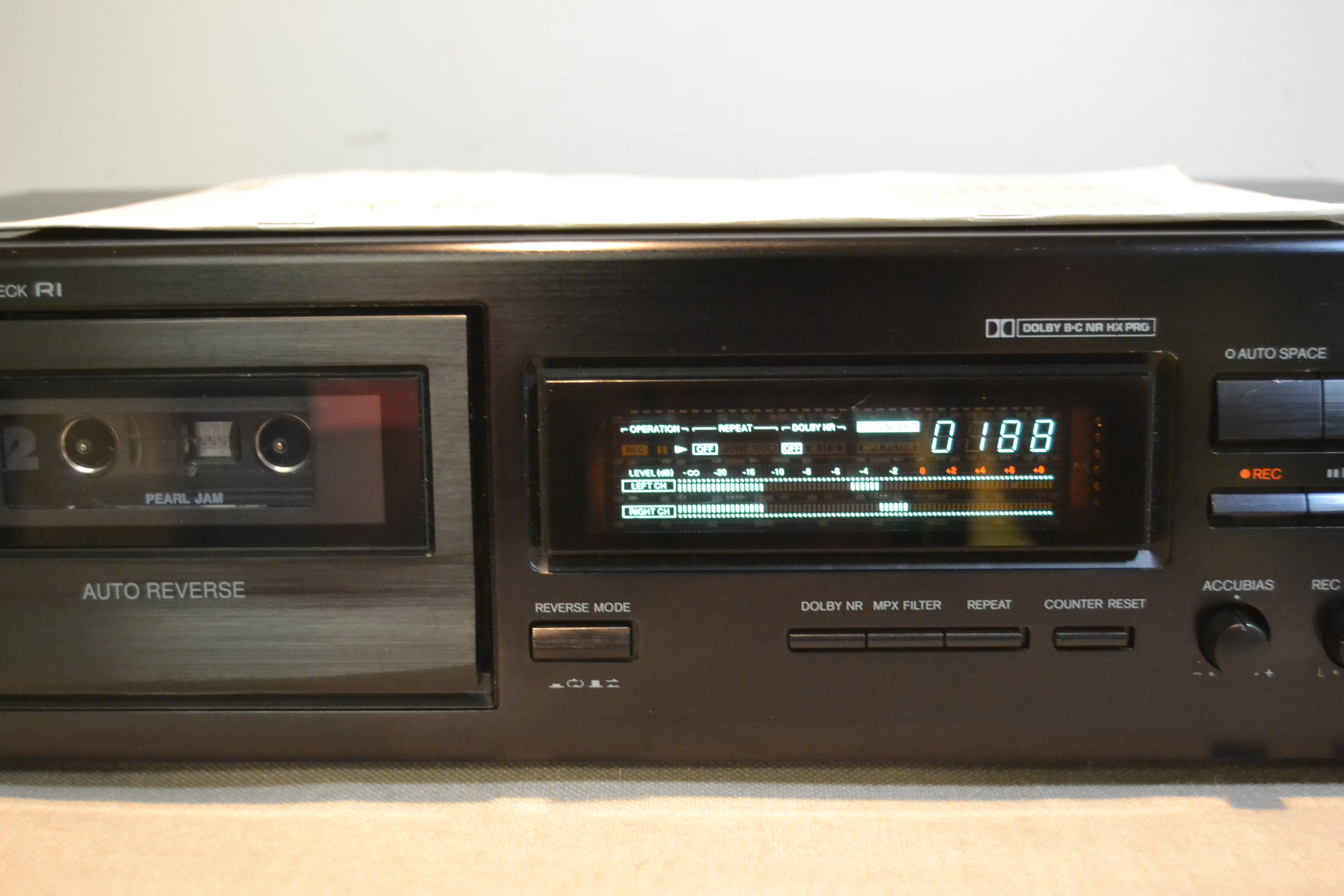 Onkyo TA-R410 Single Cassette Deck * Fully Serviced * New Belts - Image 3