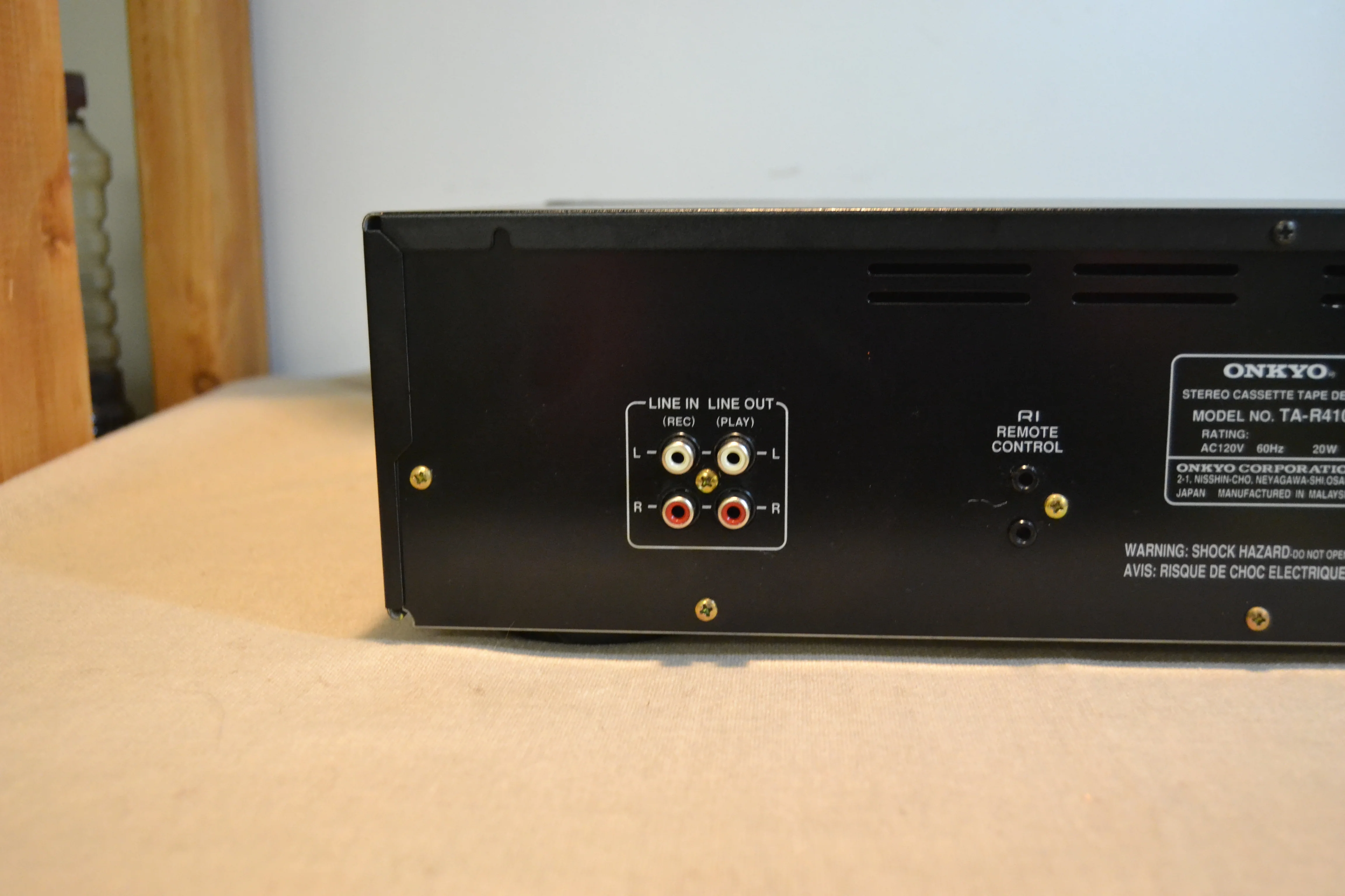 Onkyo TA-R410 Single Cassette Deck * Fully Serviced * New Belts - Image 9