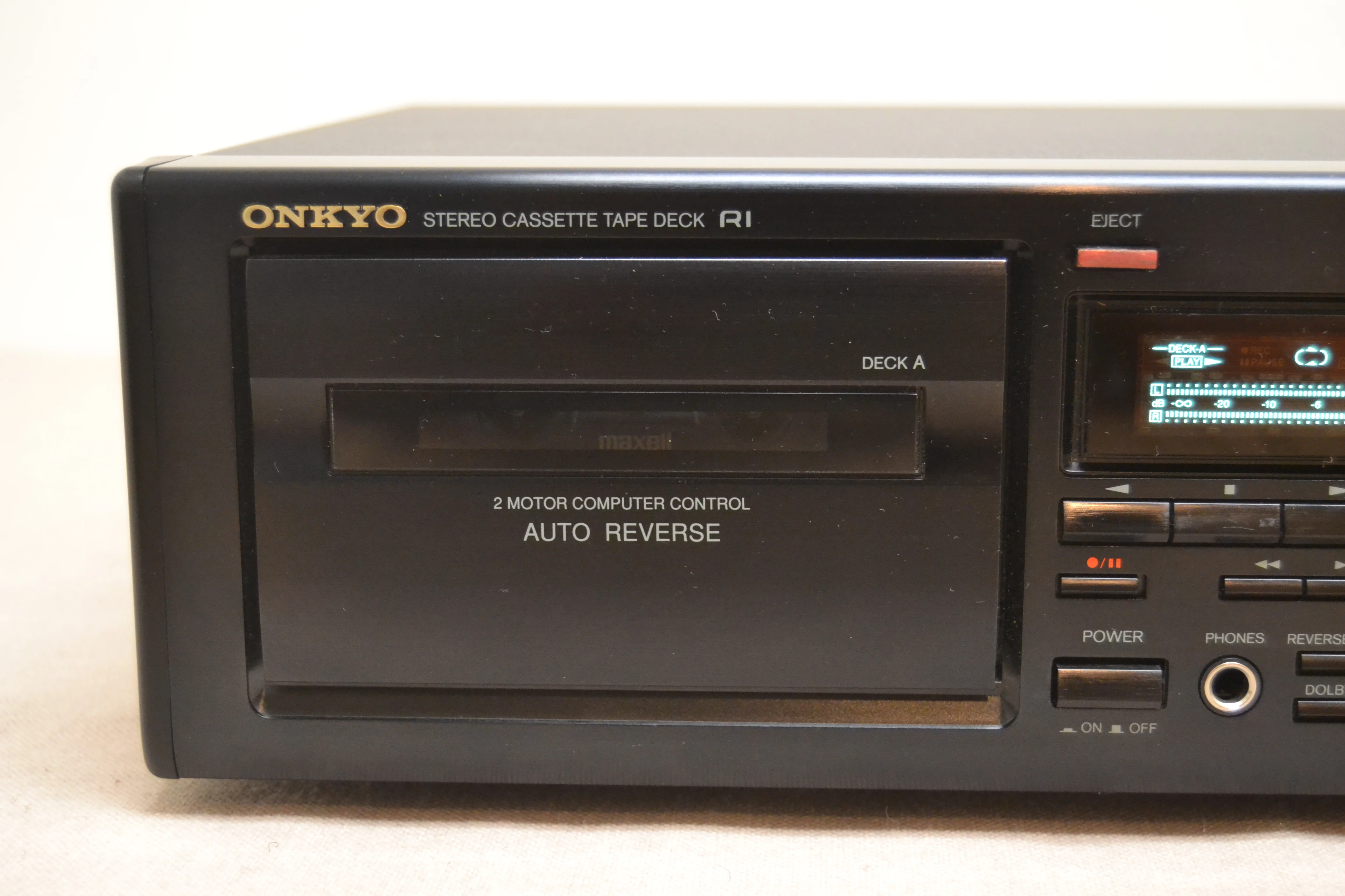 Onkyo TA-RW411 Double Cassette Deck * Double Autoreverse * Fully Serviced * New Belts - Image 2