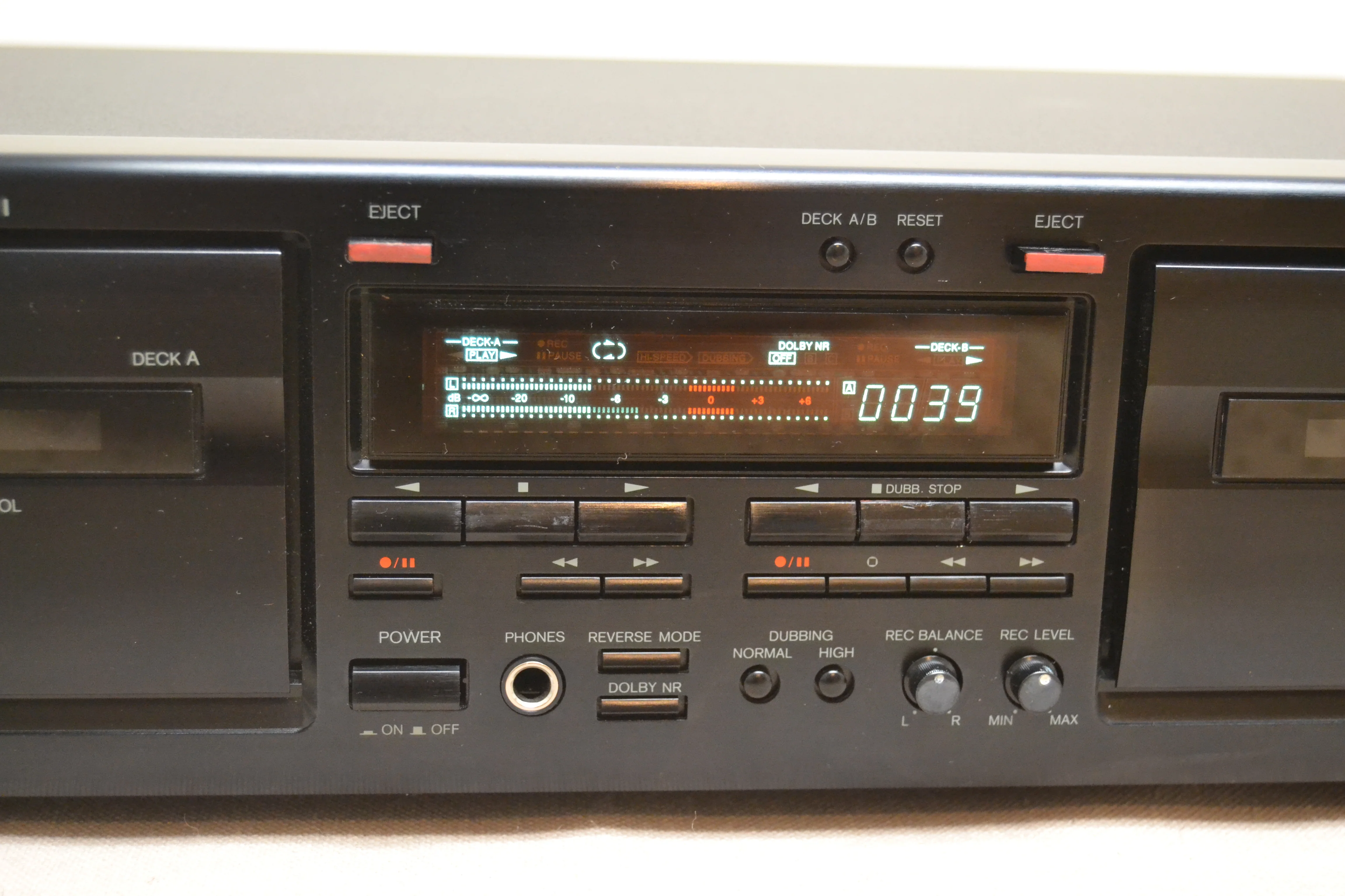 Onkyo TA-RW411 Double Cassette Deck * Double Autoreverse * Fully Serviced * New Belts - Image 3