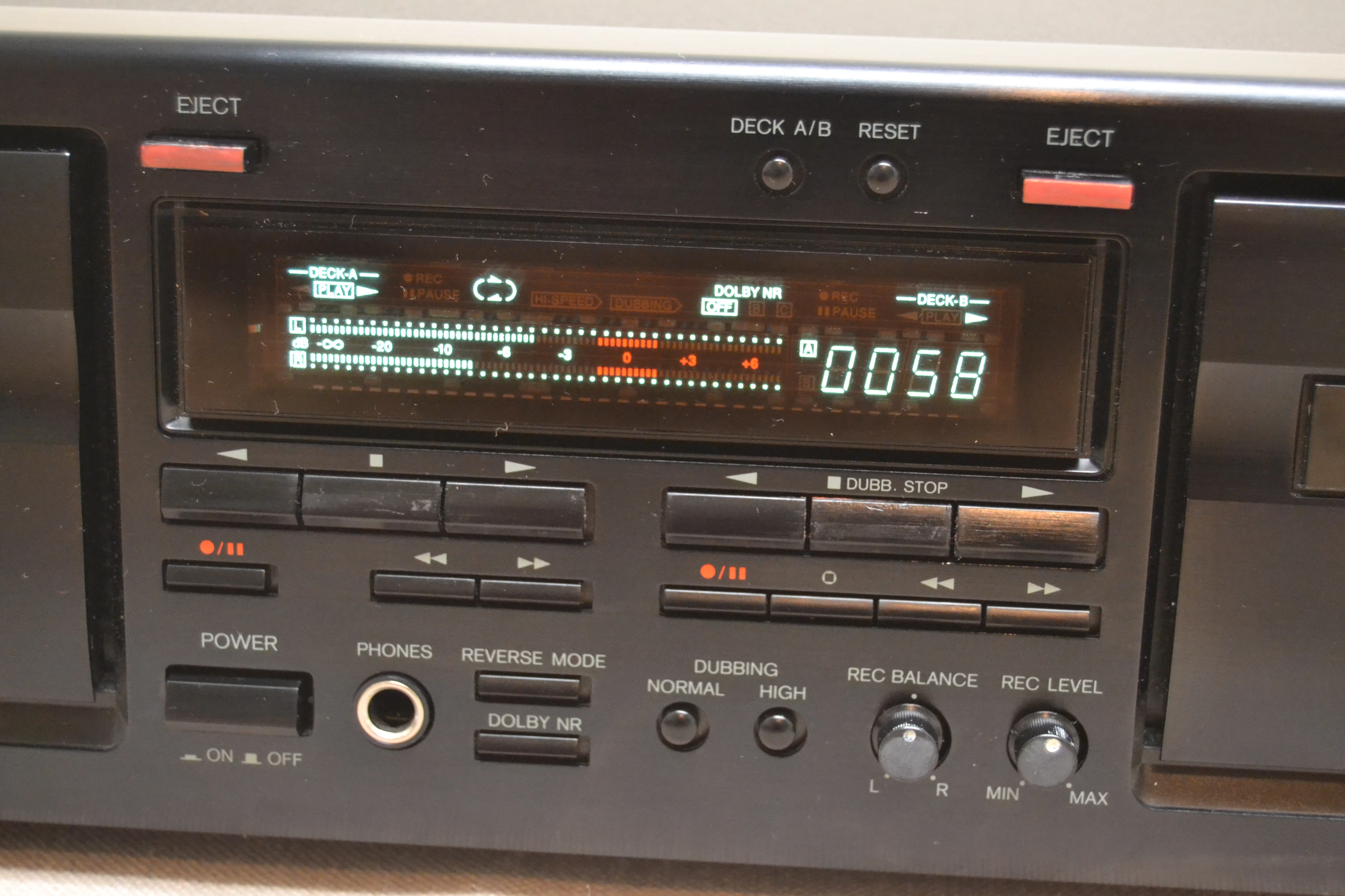 Onkyo TA-RW411 Double Cassette Deck * Double Autoreverse * Fully Serviced * New Belts - Image 5