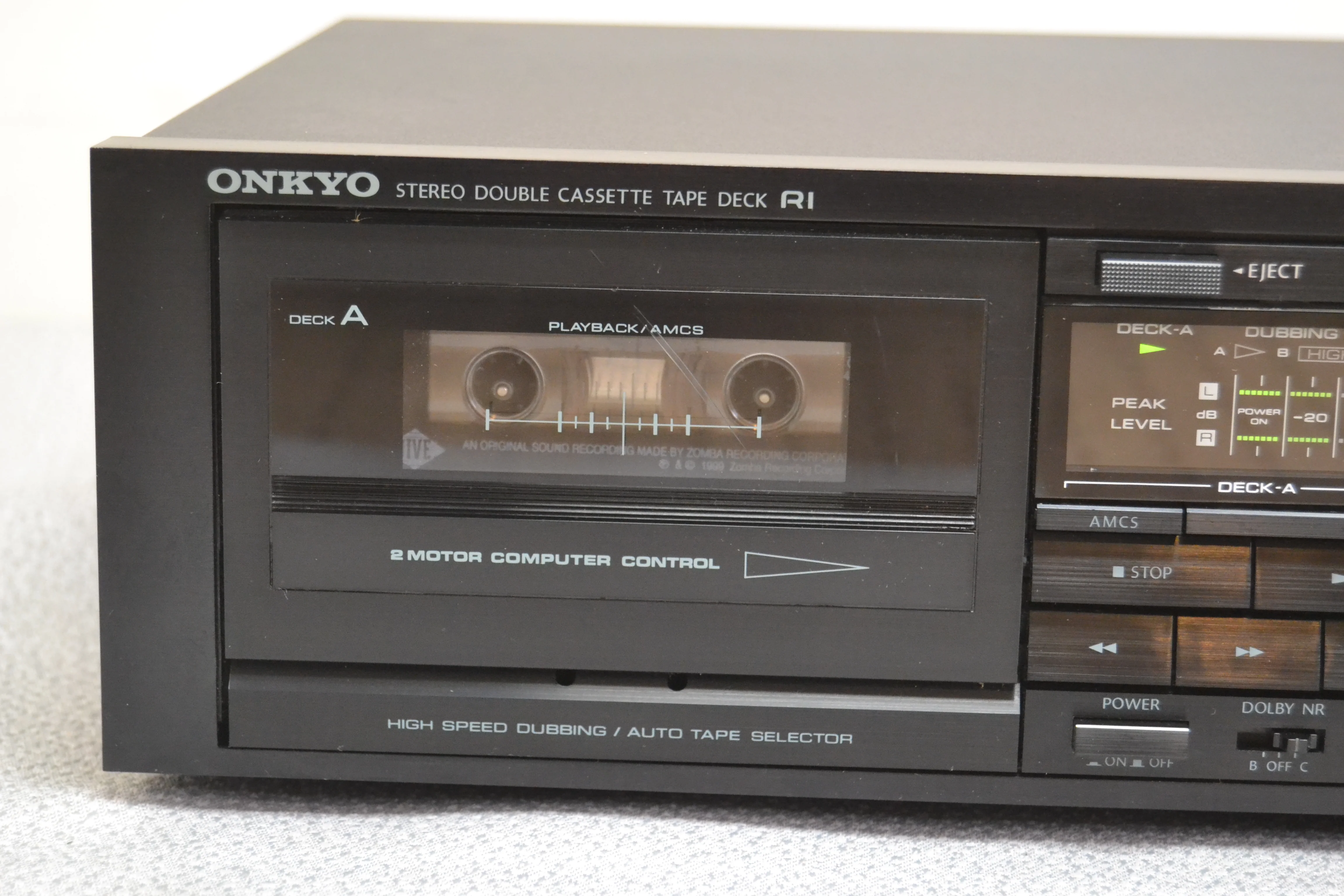 Onkyo TA-W450 Double Cassette Deck * Fully Serviced * New Belts - Image 2