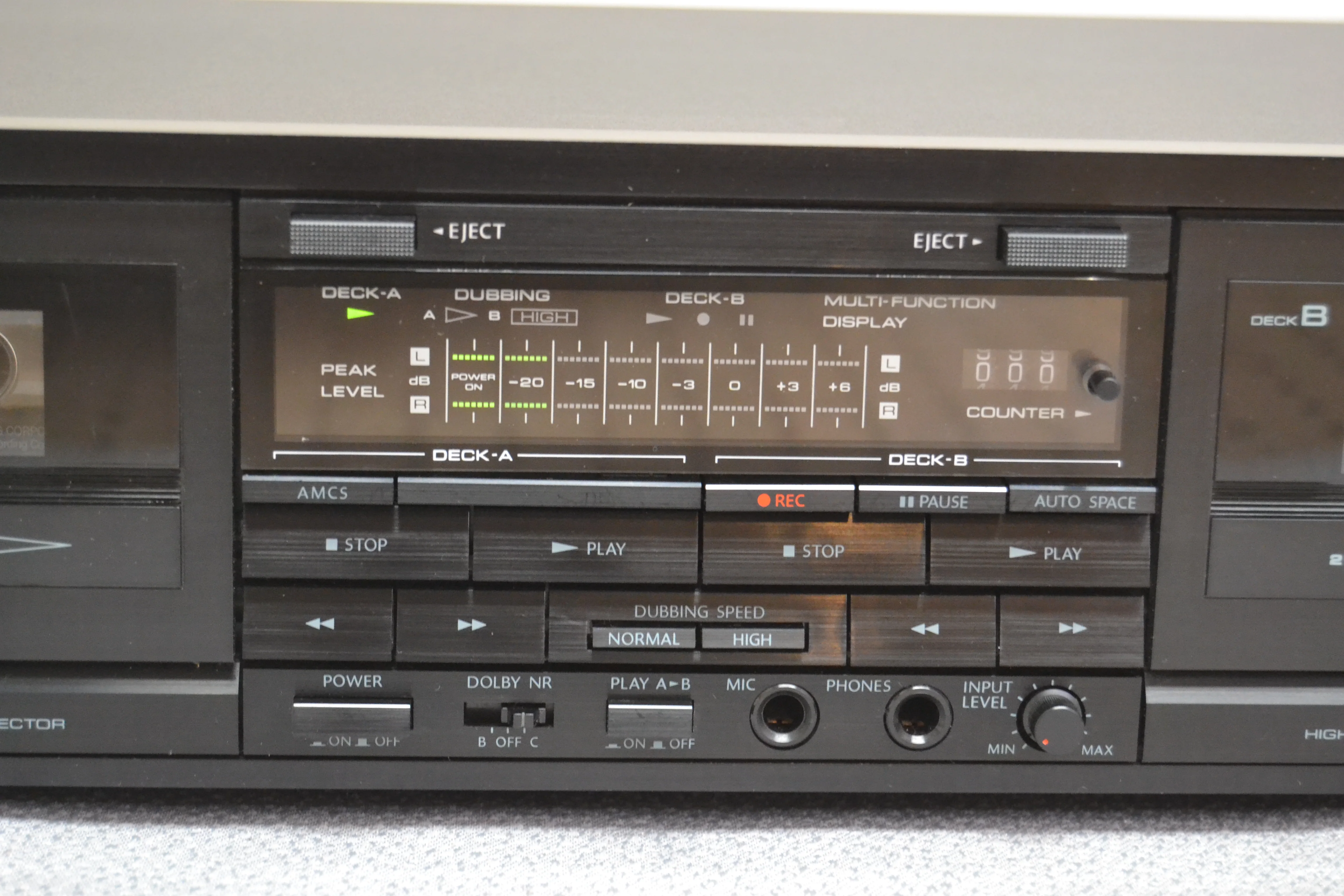 Onkyo TA-W450 Double Cassette Deck * Fully Serviced * New Belts - Image 3