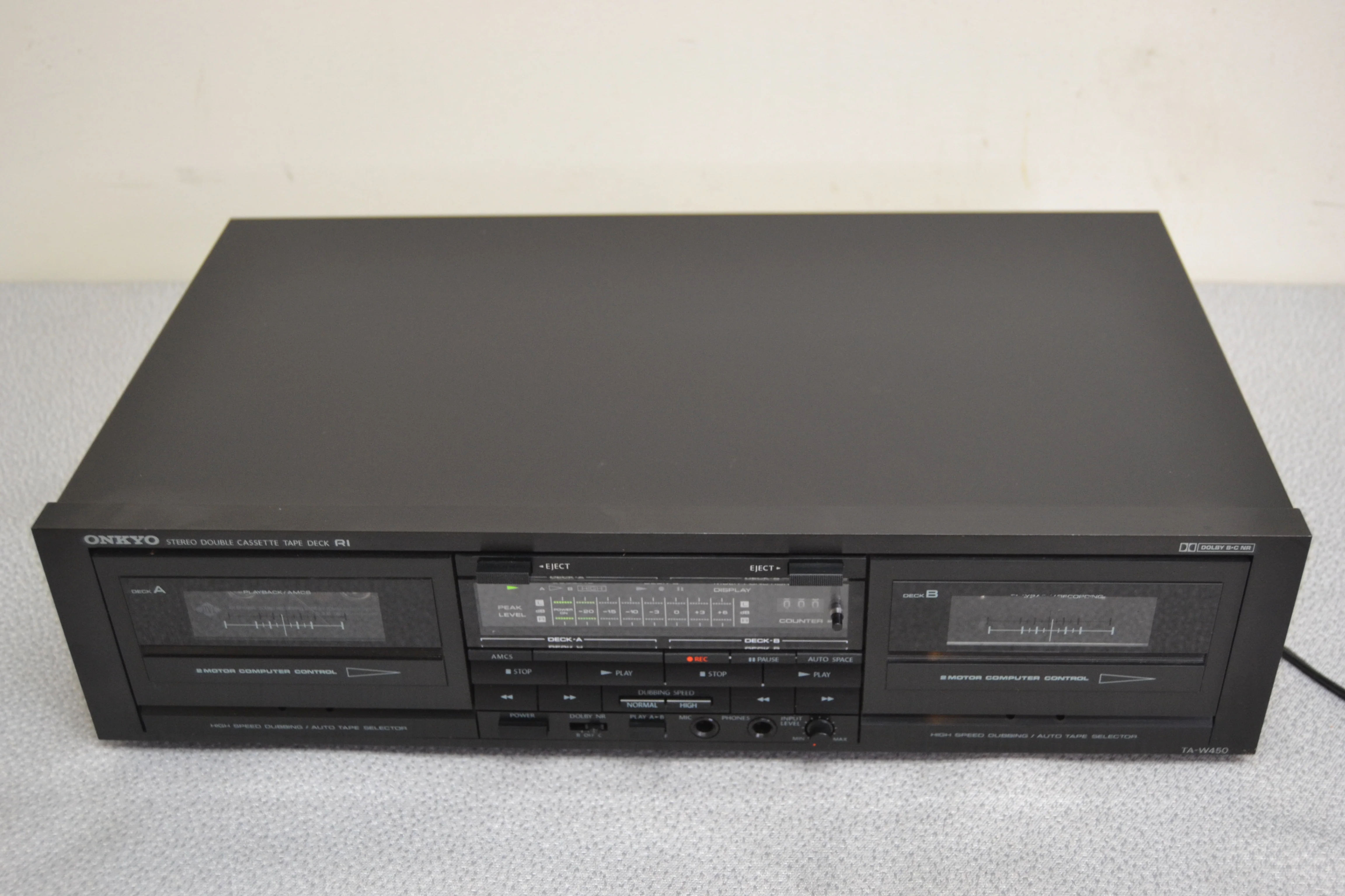 Onkyo TA-W450 Double Cassette Deck * Fully Serviced * New Belts - Image 6