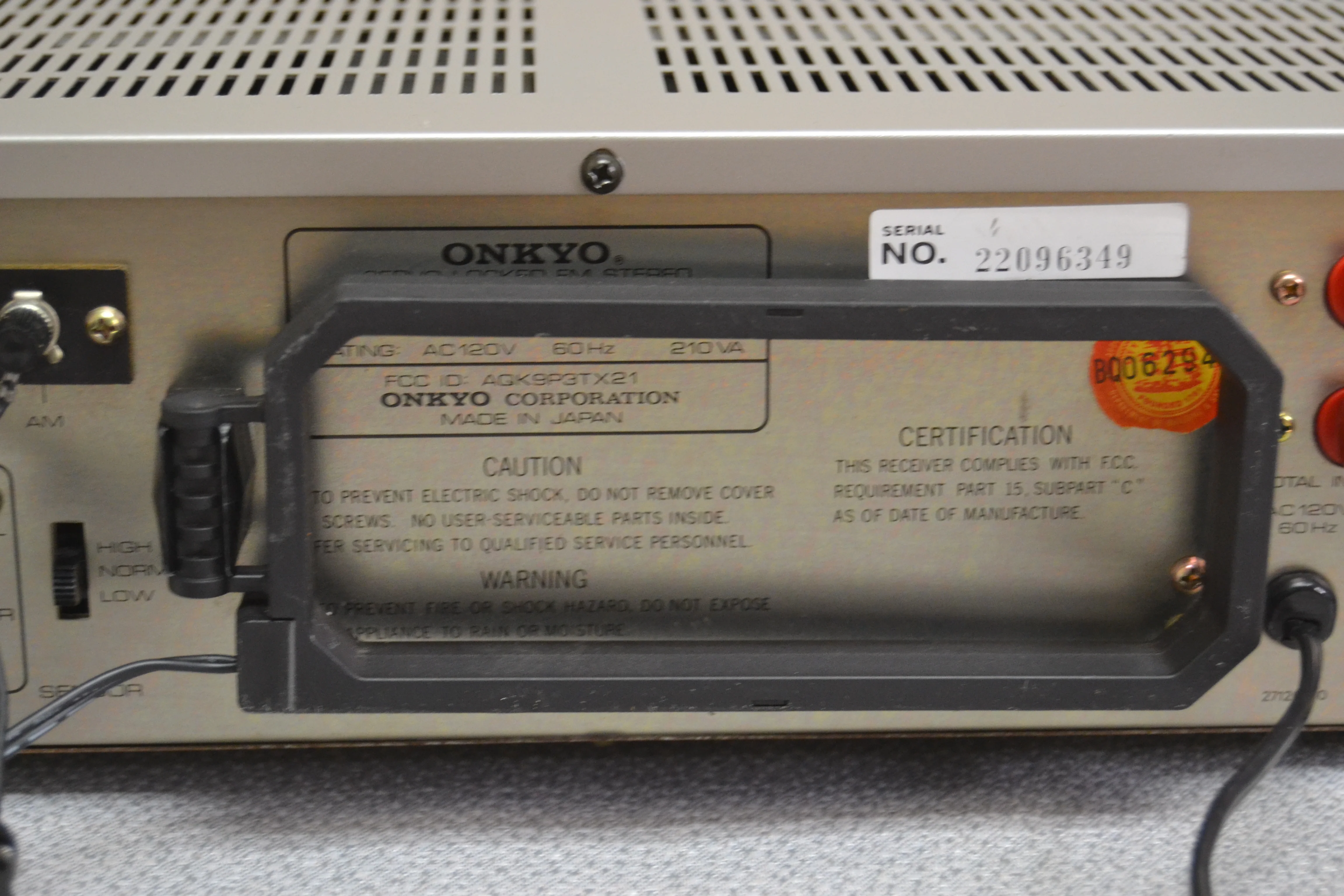 Onkyo TX-21 Stereo Receiver * 30W RMS * 1982 - Image 10