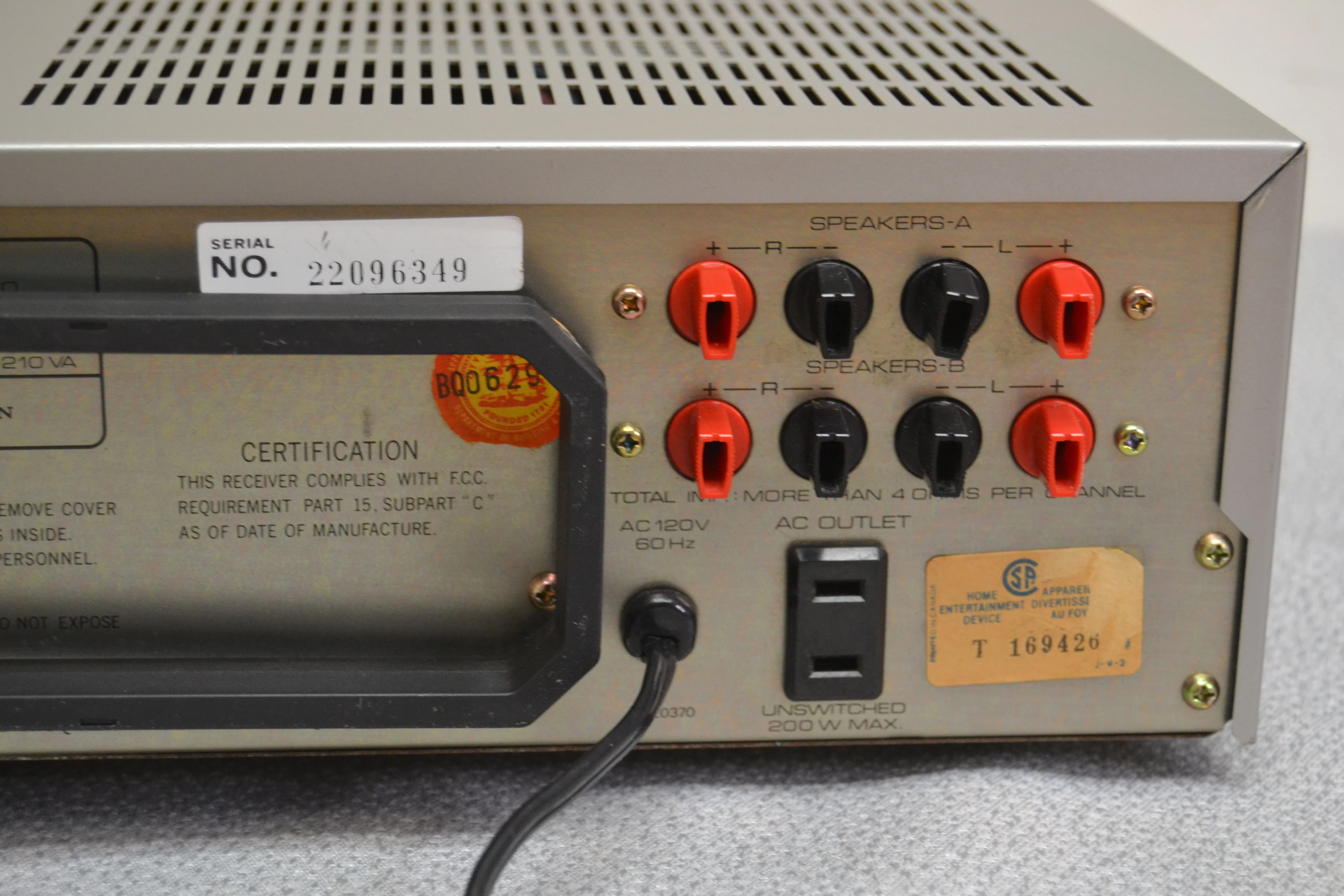 Onkyo TX-21 Stereo Receiver * 30W RMS * 1982 - Image 11