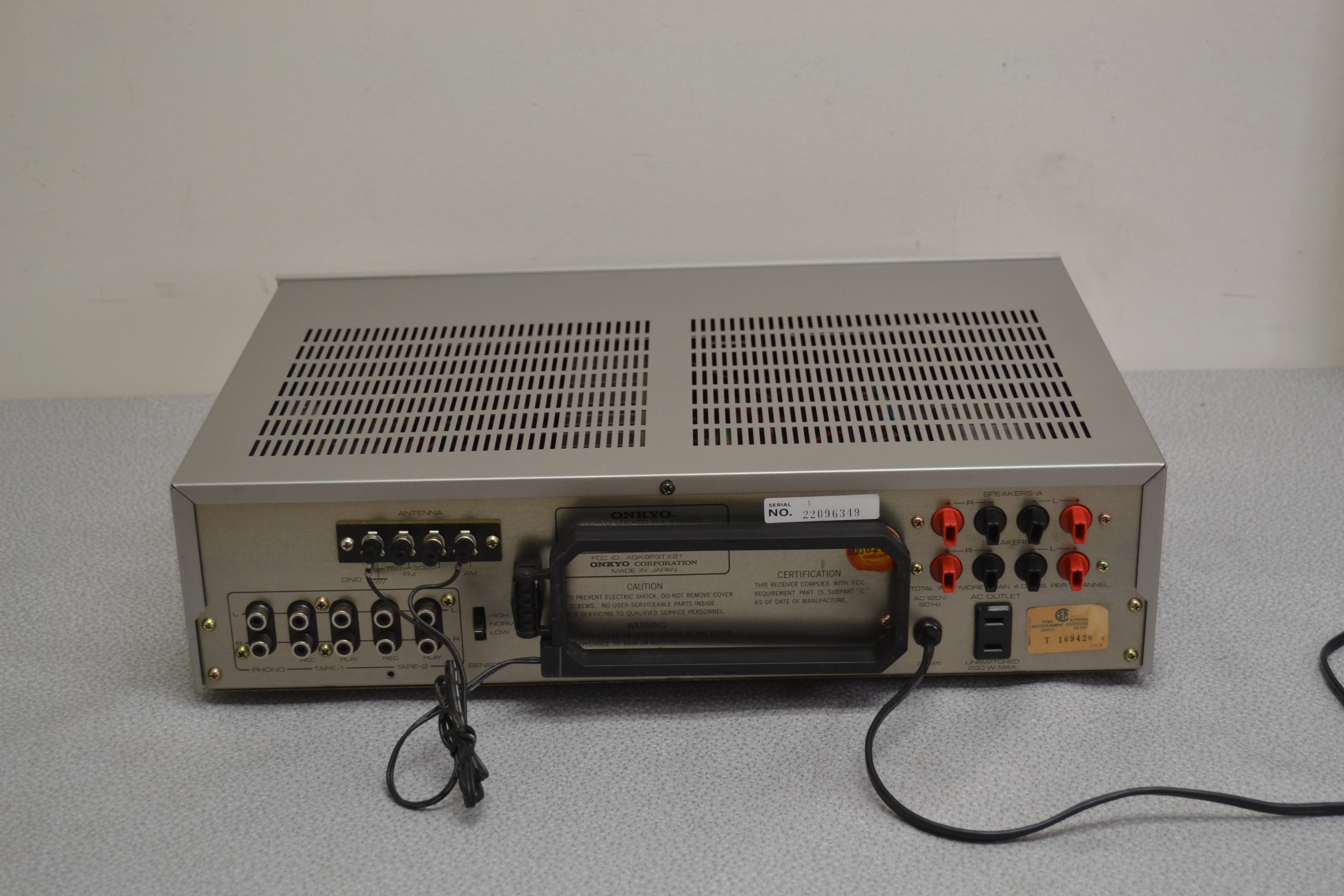 Onkyo TX-21 Stereo Receiver * 30W RMS * 1982 - Image 8