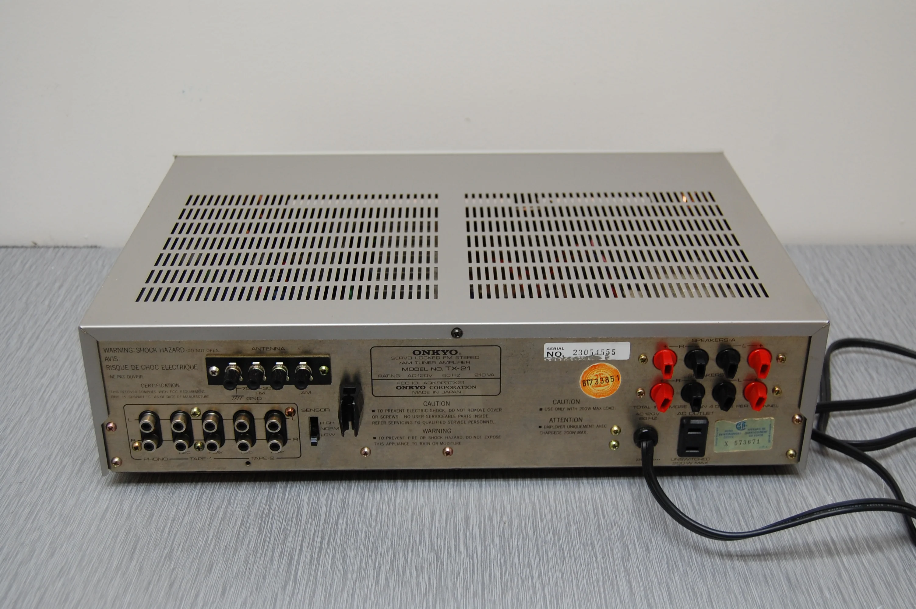 Onkyo TX-21 Stereo Receiver - Image 10