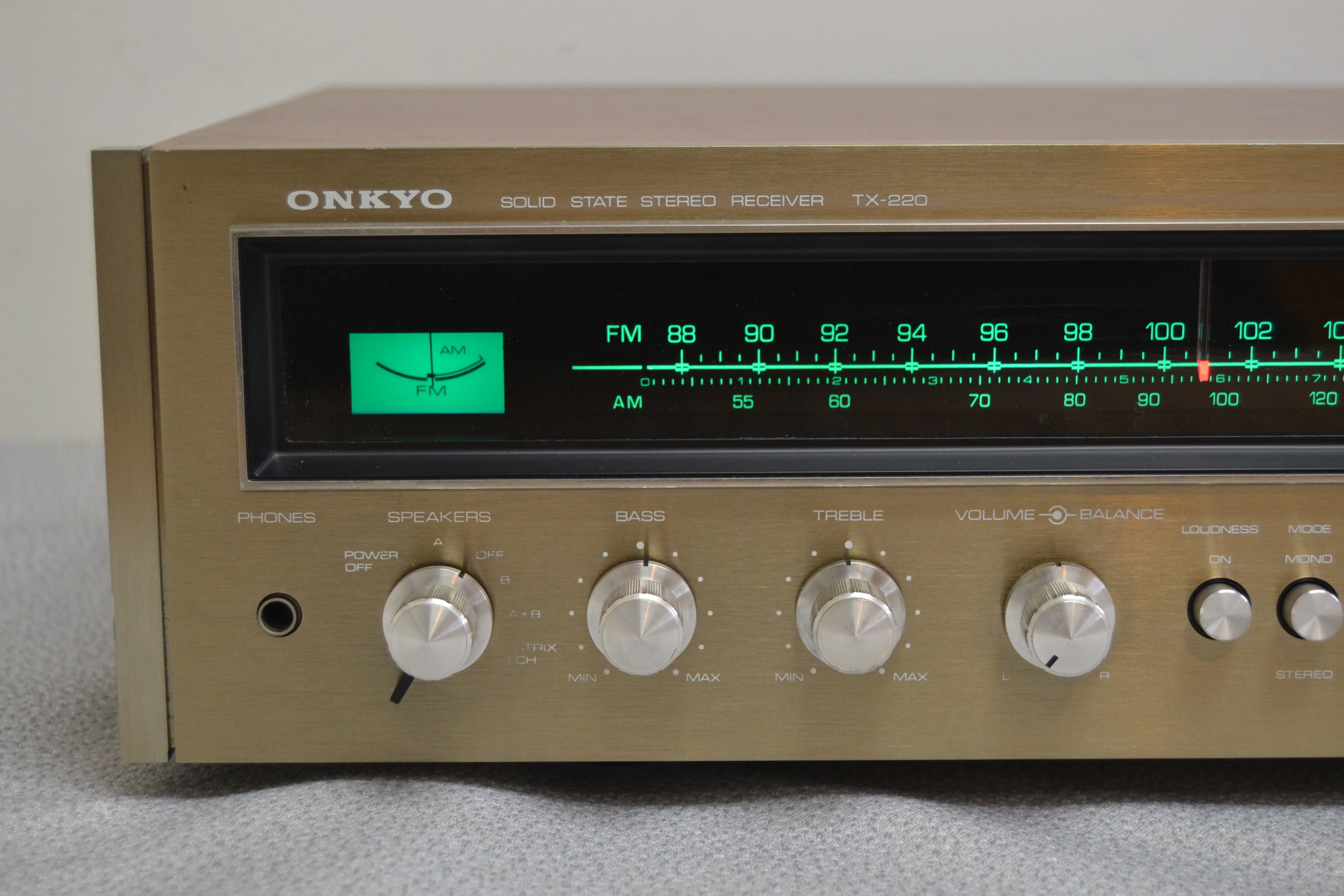 Onkyo TX-220 Stereo Receiver * 1974 * 12W RMS * Fully Serviced * Led Upgraded - Image 2