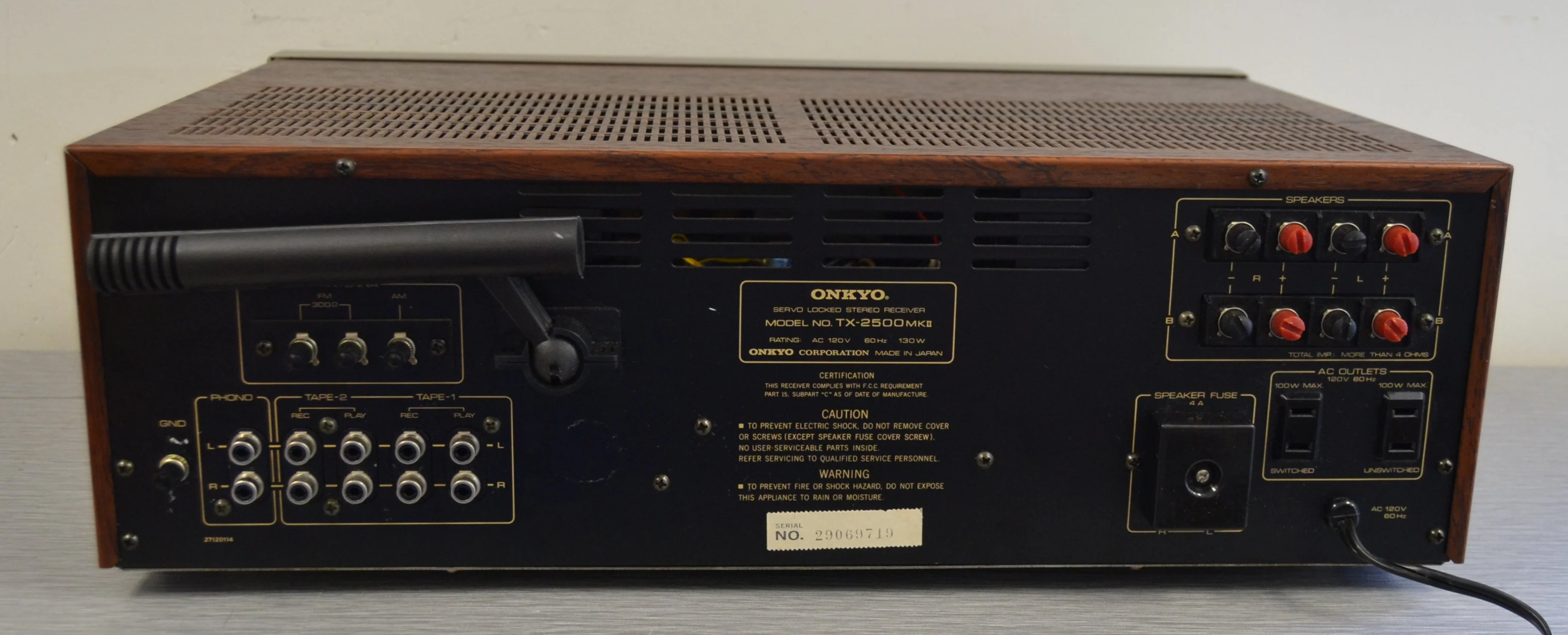 Onkyo TX-2500 MKII Stereo Receiver * 40W RMS * 1979 - Image 10