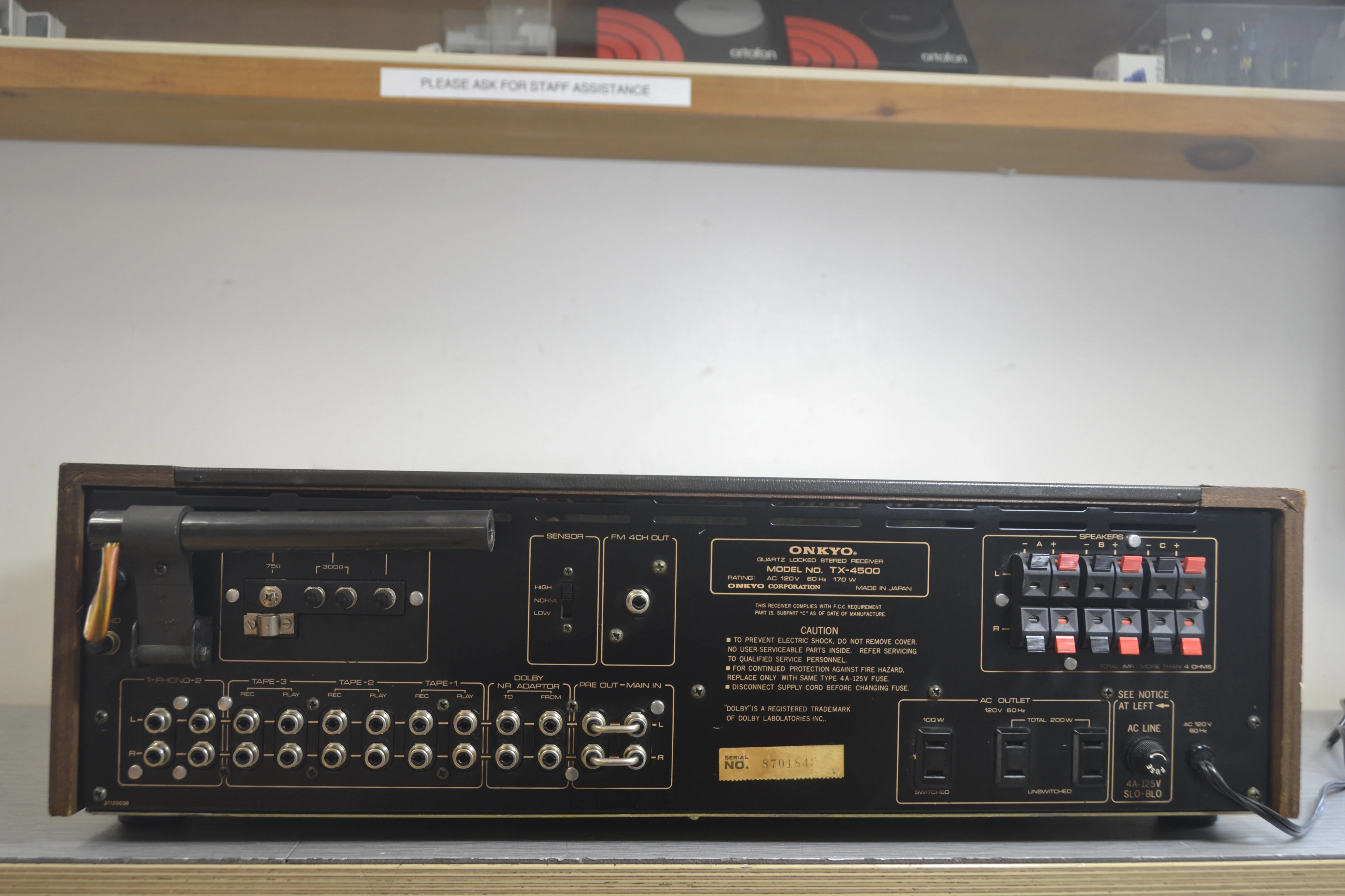 Onkyo TX-4500 Stereo Receiver * 55W RMS * 1979 * LED Upgrade - Image 8