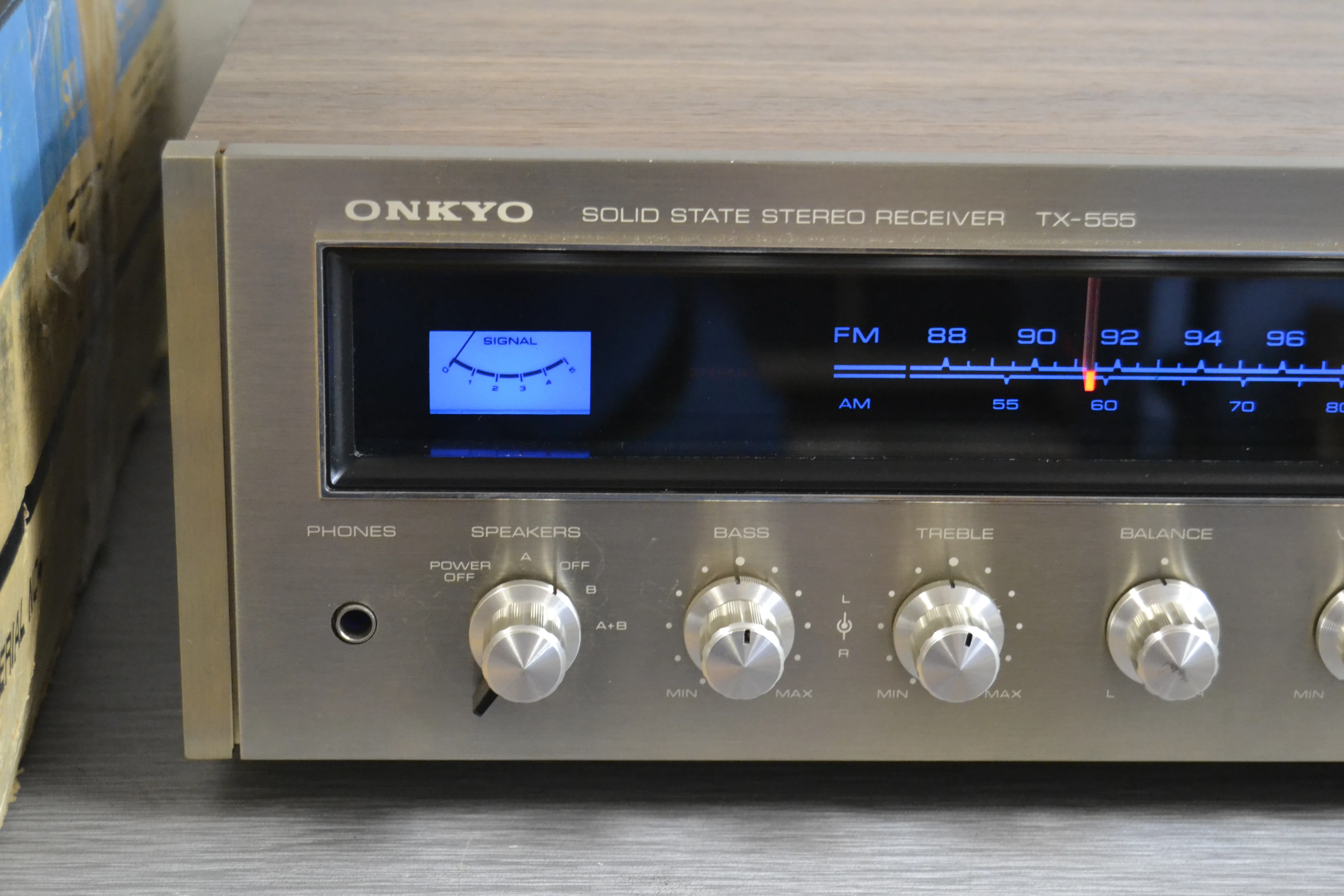 Onkyo TX-555 Stereo Receiver * LED upgrade * Box * 40W RMS - Image 3