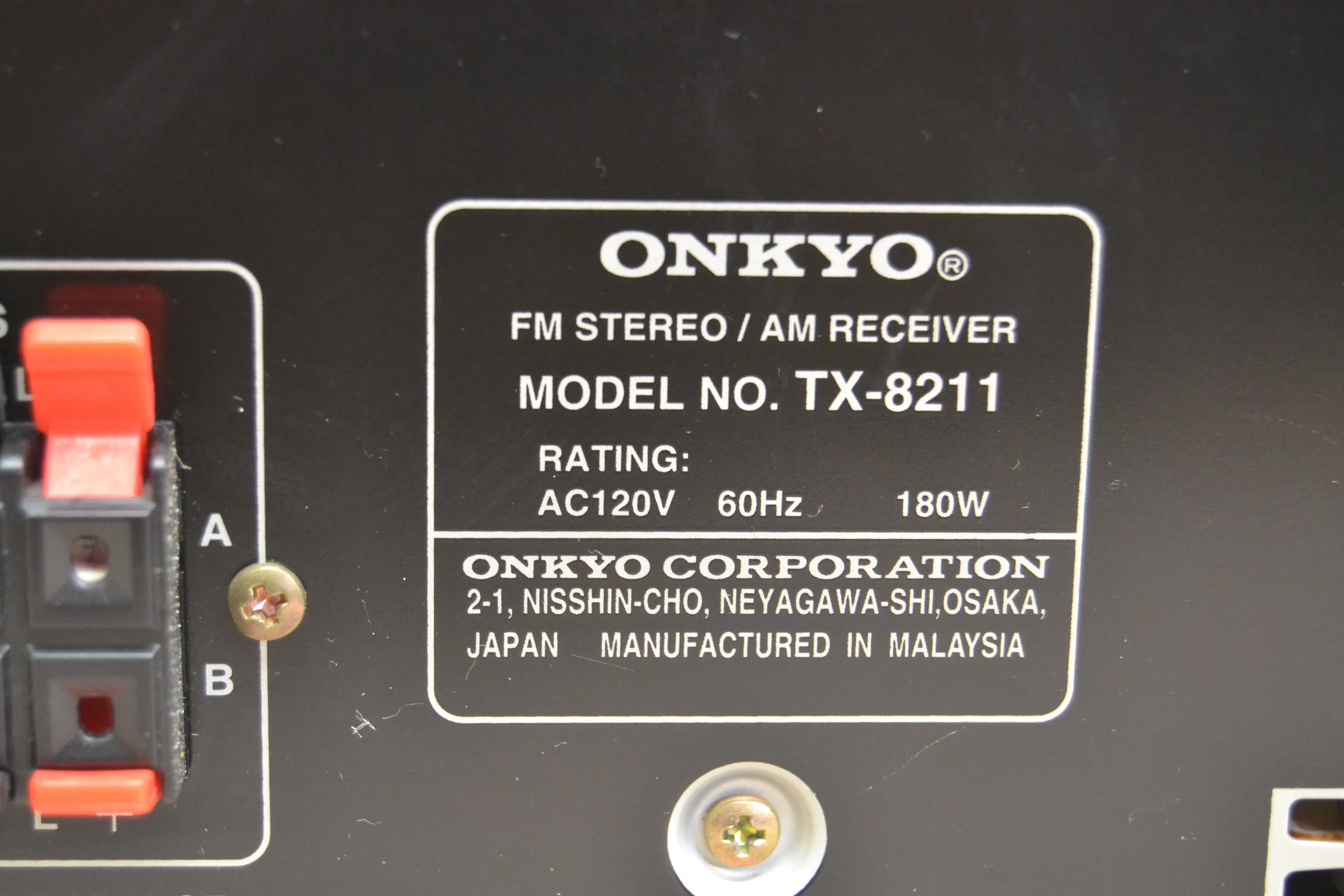 Onkyo TX-8211 Stereo Receiver * 50W RMS * Remote - Image 14