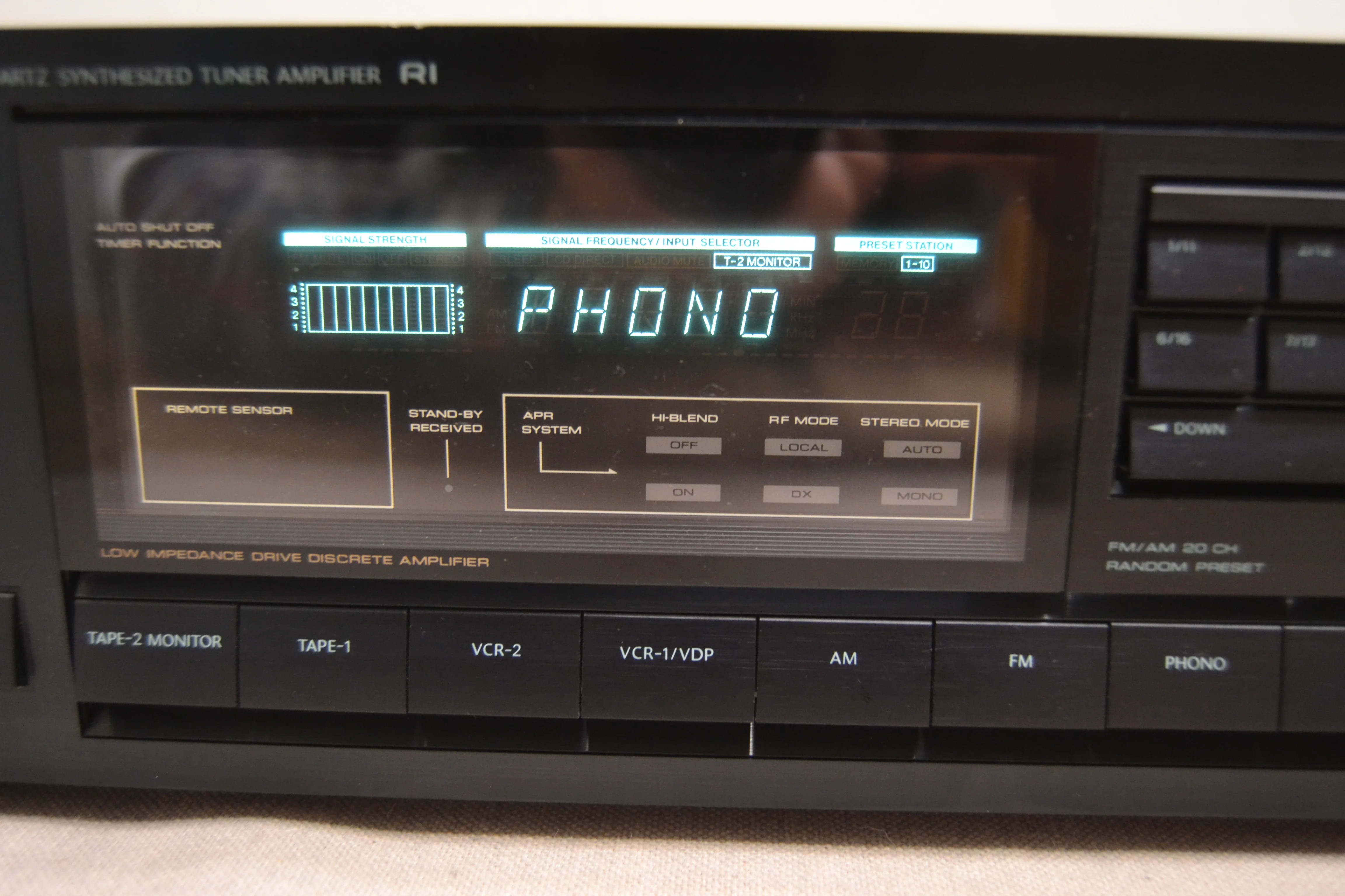 Onkyo TX-830  Quartz Synthesized Tuner Amplifier (1988-89) * 60W RMS * Remote - Image 3