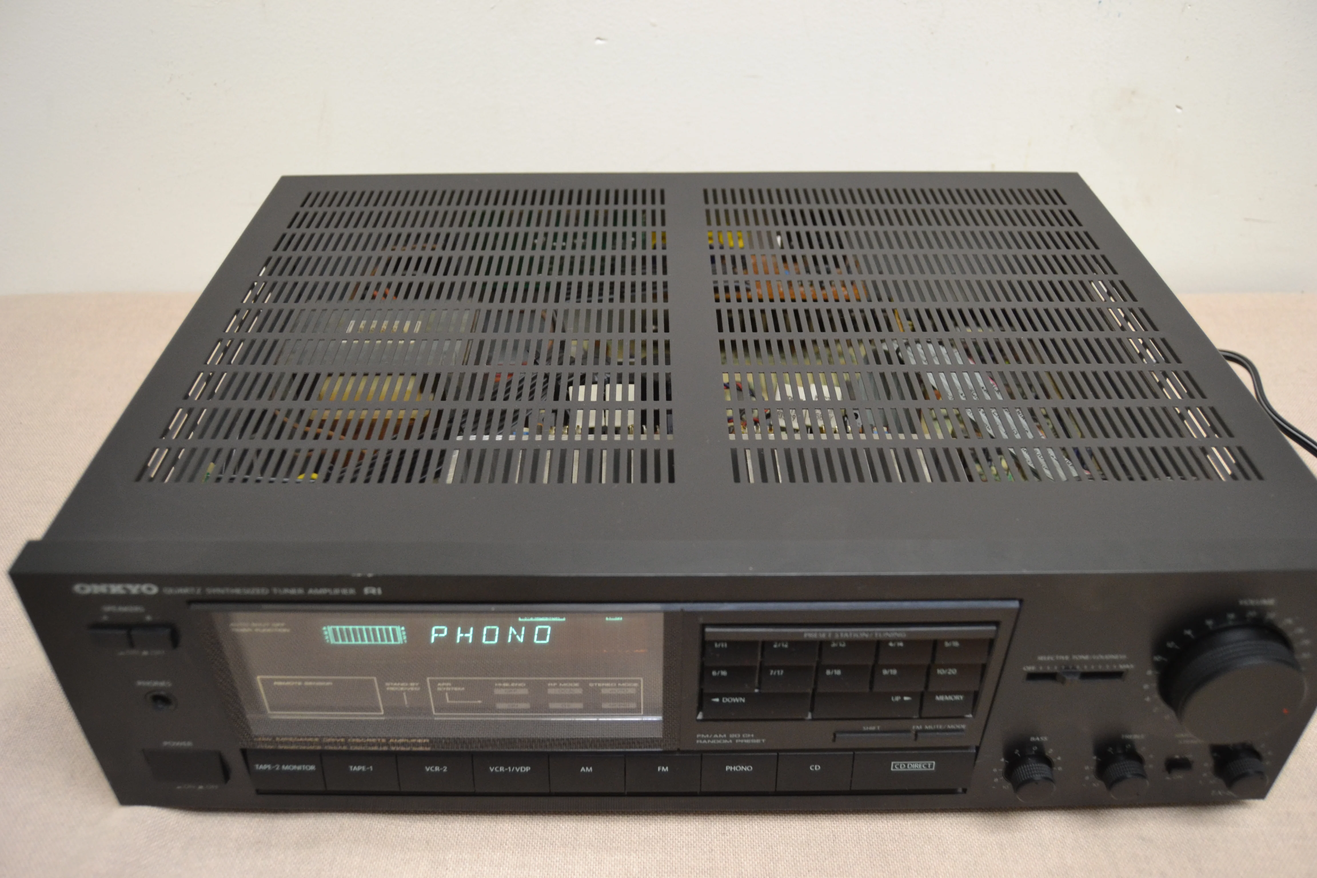 Onkyo TX-830  Quartz Synthesized Tuner Amplifier (1988-89) * 60W RMS * Remote - Image 6