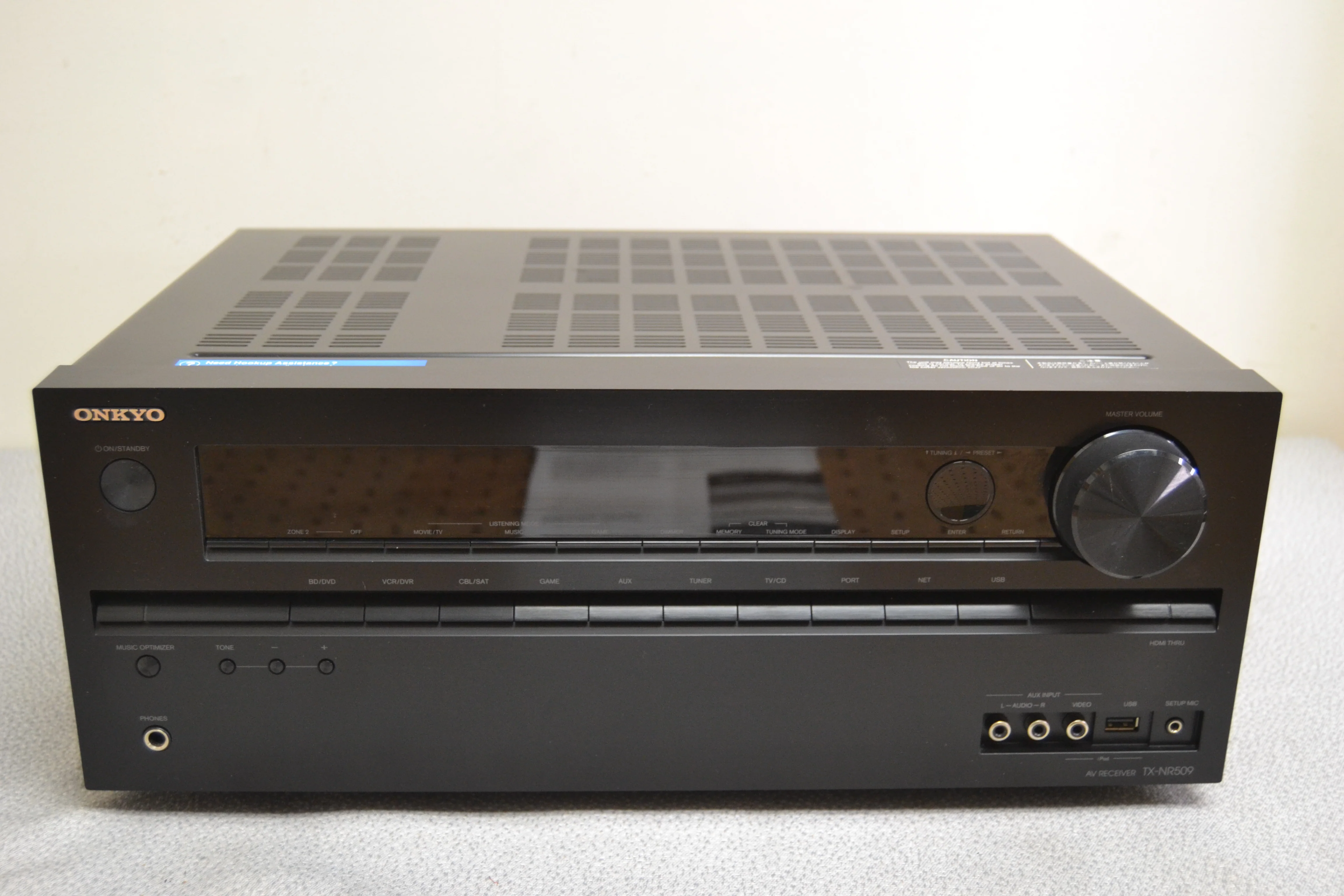 Onkyo TX-NR509 Home theater receiver * 80W RMS * Manual * Remote - Image 2