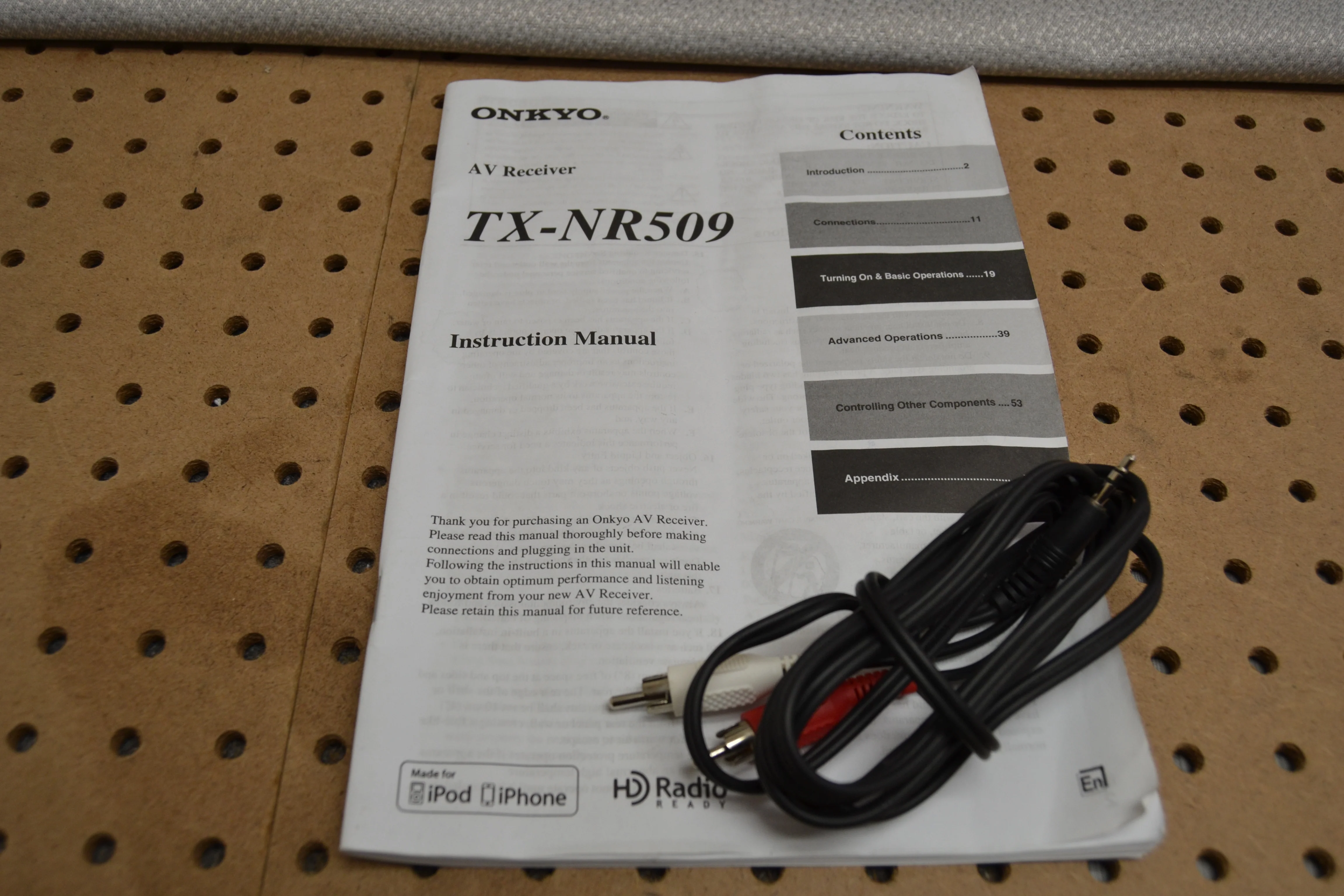 Onkyo TX-NR509 Home theater receiver * 80W RMS * Manual * Remote - Image 23