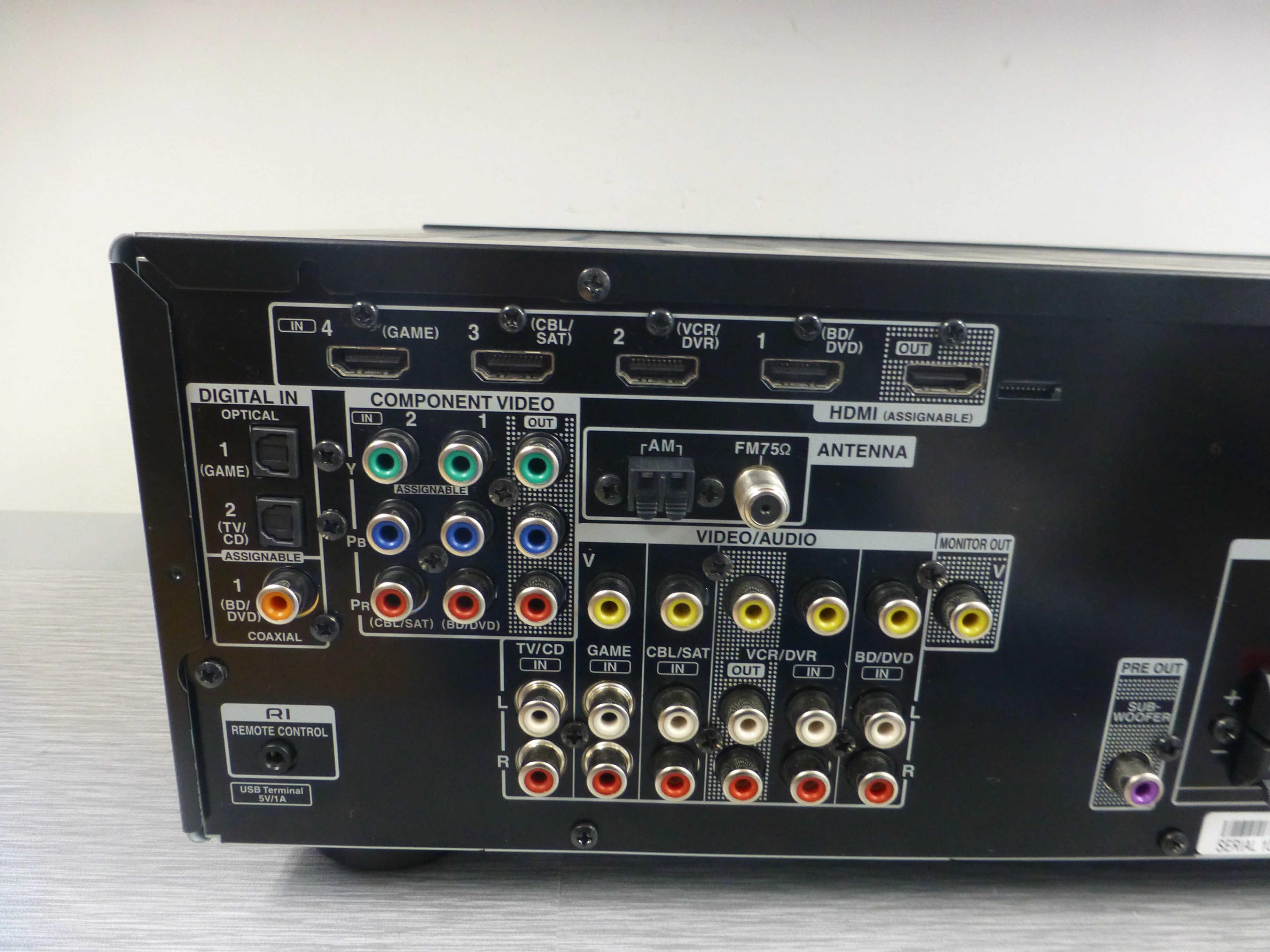 Onkyo TX-SR313 Stereo Receiver * Remote - Image 10
