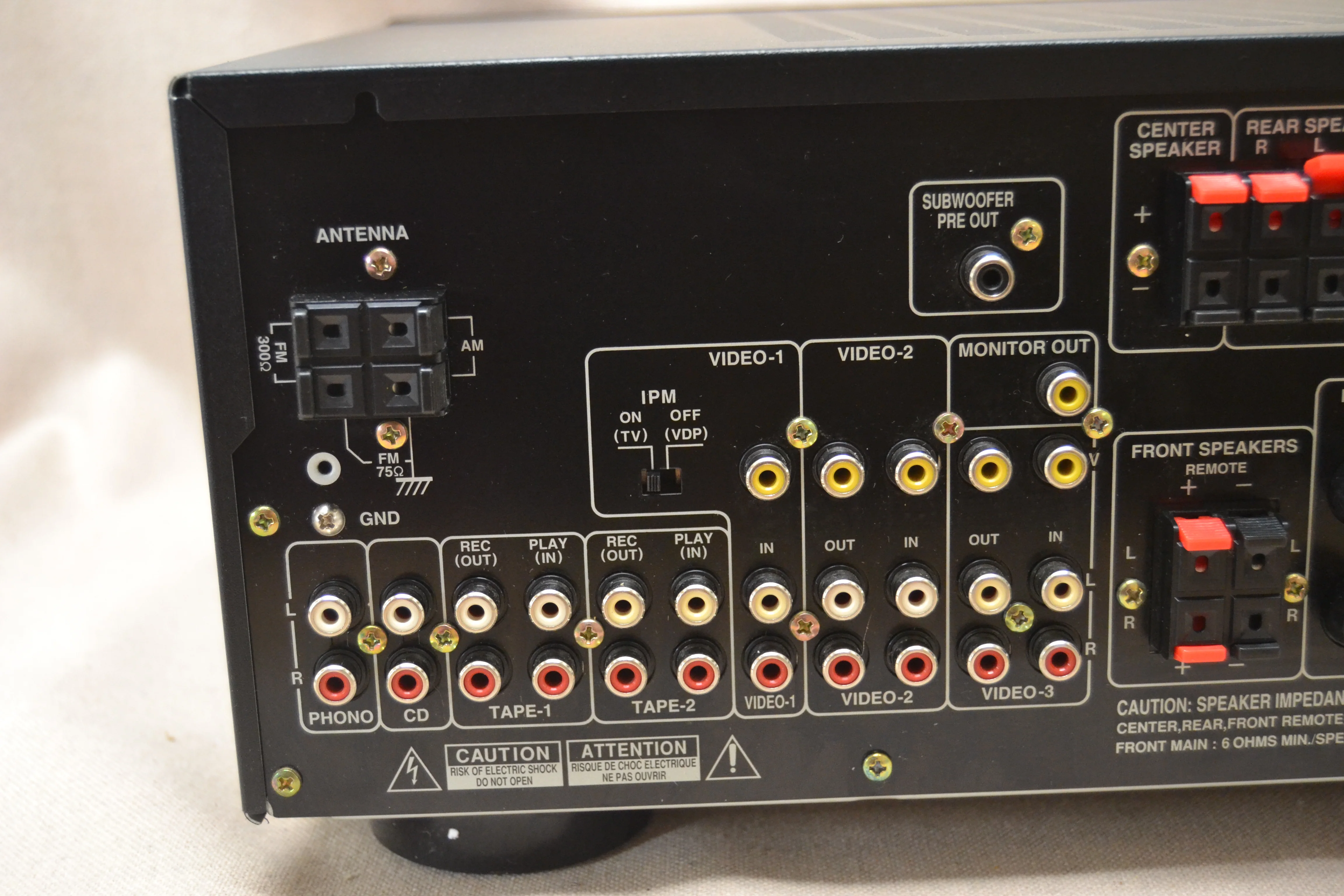 Onkyo TX-SV525  AV Control Tuner Ampliifer (1995-96) * Remote * Manual * Box - Image 10