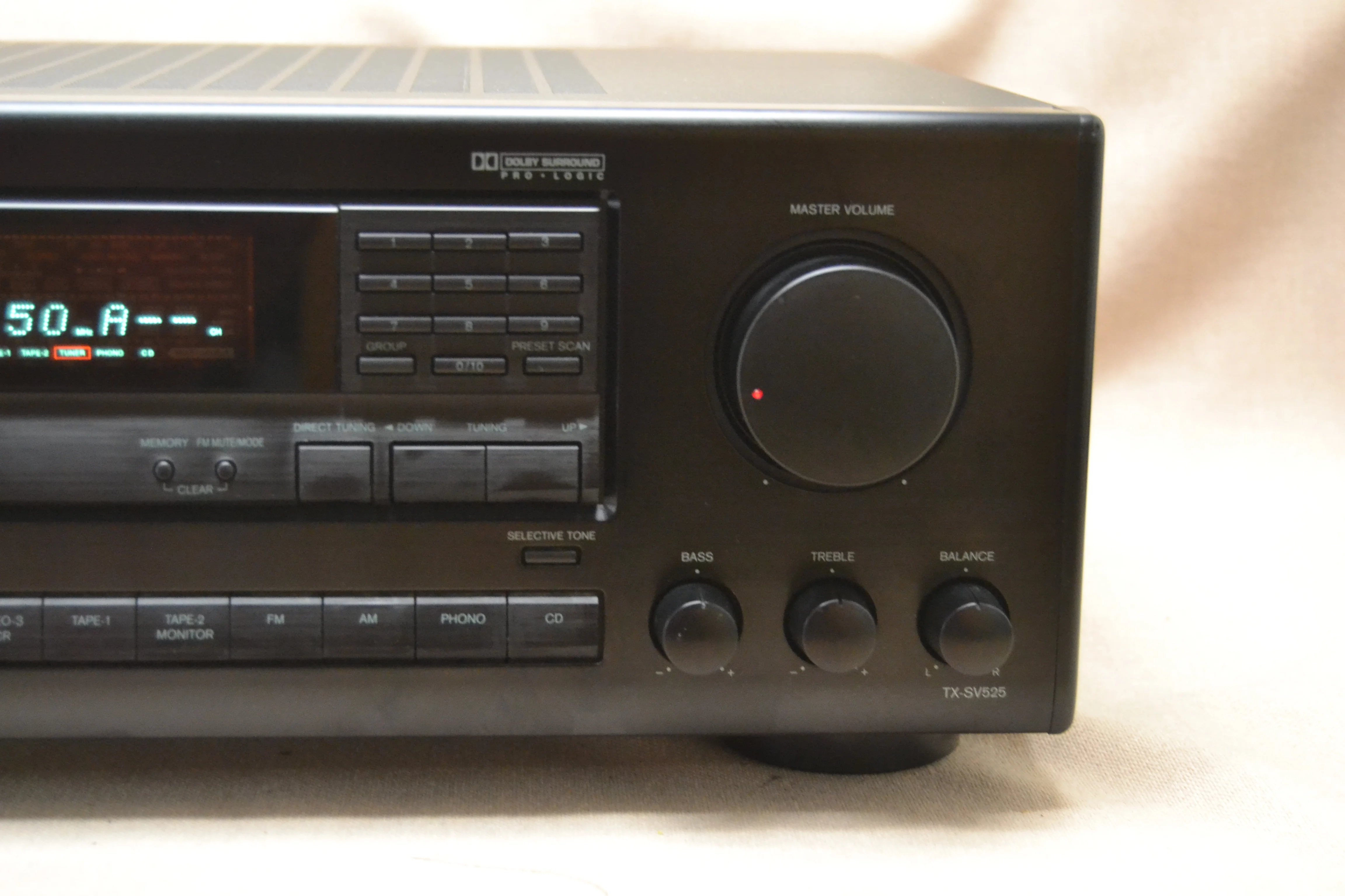 Onkyo TX-SV525  AV Control Tuner Ampliifer (1995-96) * Remote * Manual * Box - Image 8