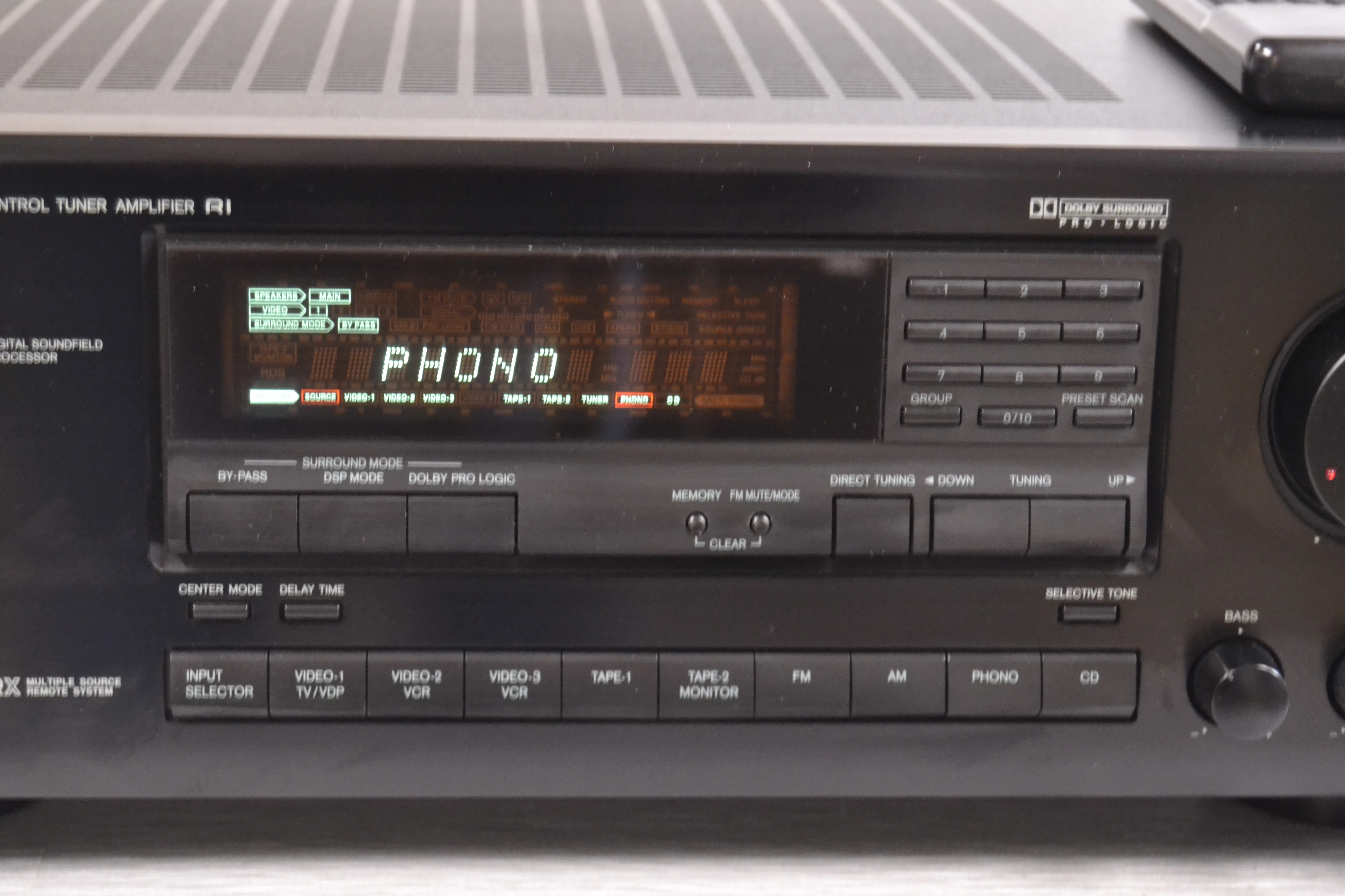 Onkyo TX-SV525 Stereo Receiver * 80W RMS * 1995 * Remote - Image 4