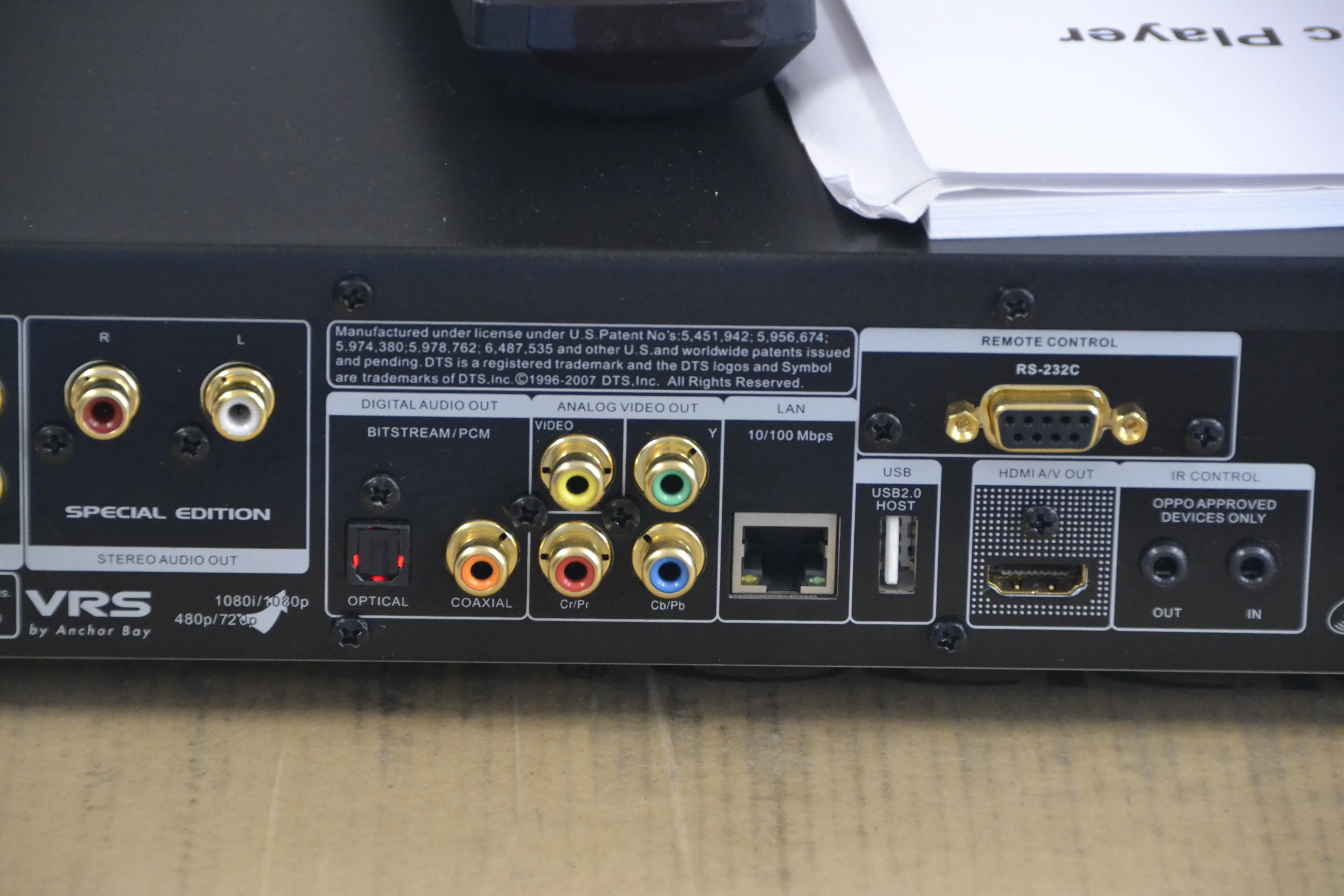 Oppo BDP-83SE BluRay SACD Player * Remote * Box * Manual * Universal Player * Region Free - Image 13