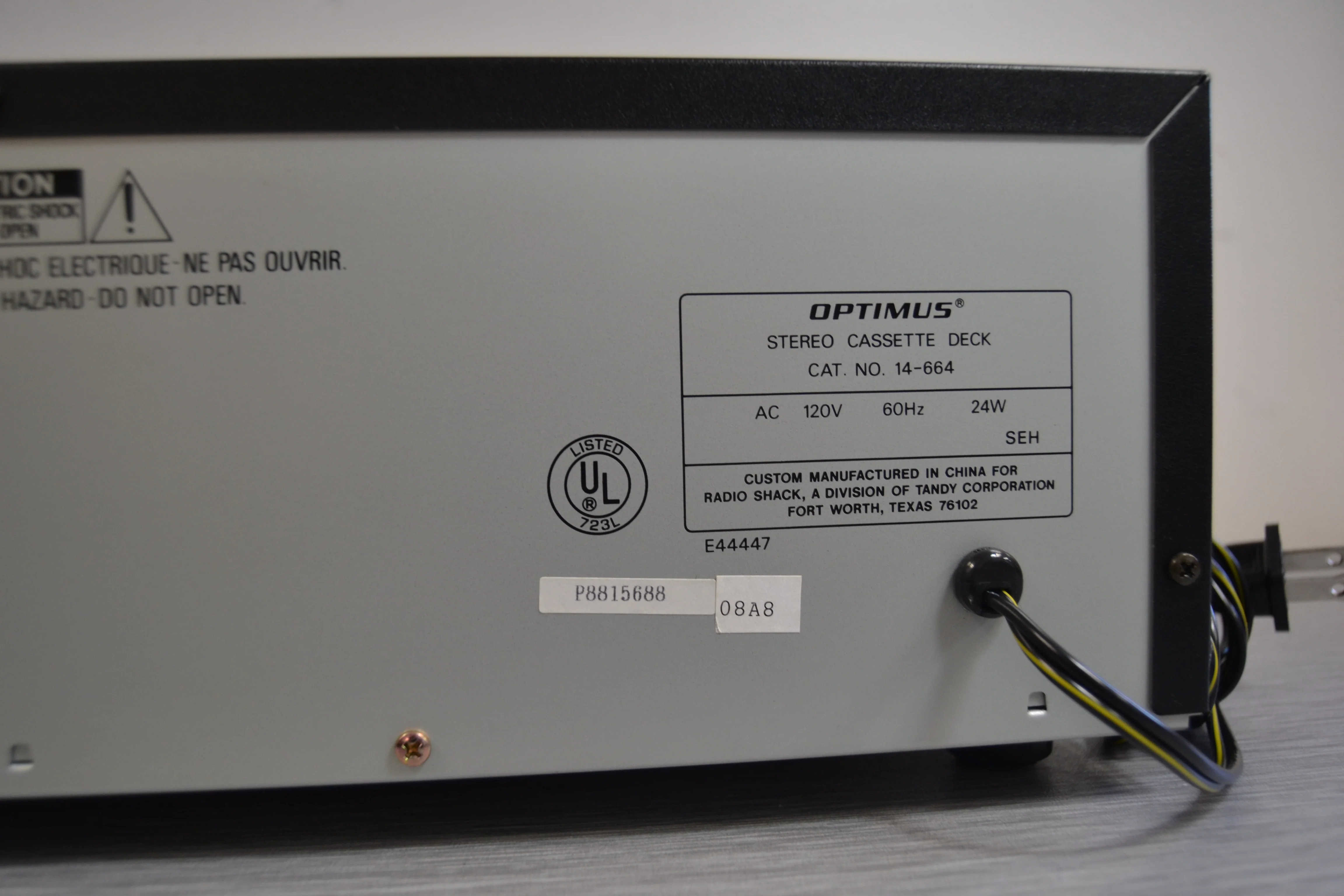 Optimus 14-664 Double Cassette Deck - Image 10